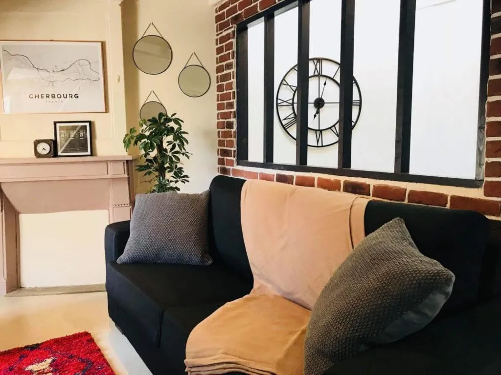 Living room in La Fabrique - Les Loges Normandes