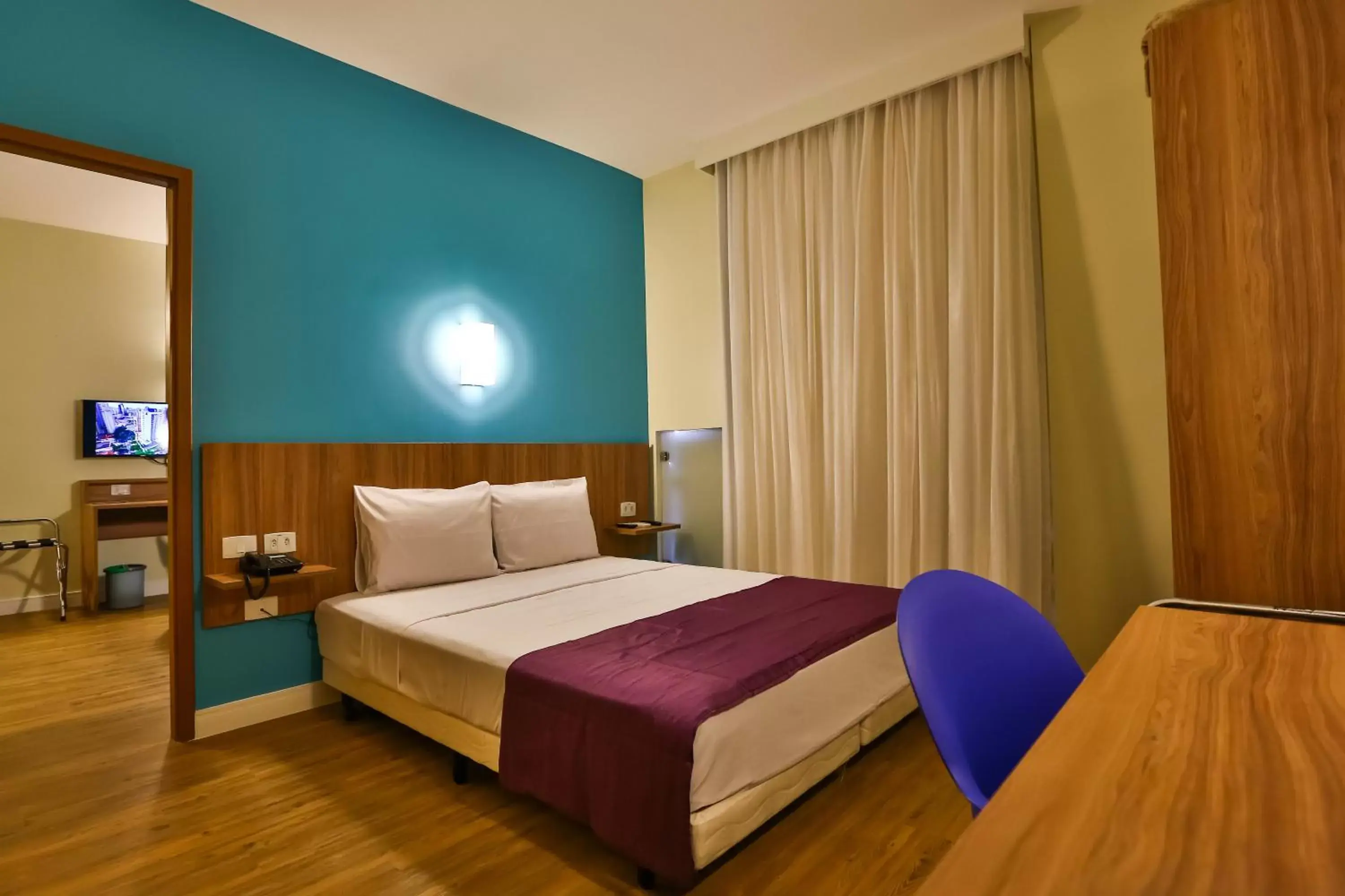 Bedroom in Go Inn Cambuí Campinas Bedroom in Go Inn Cambuí Campinas