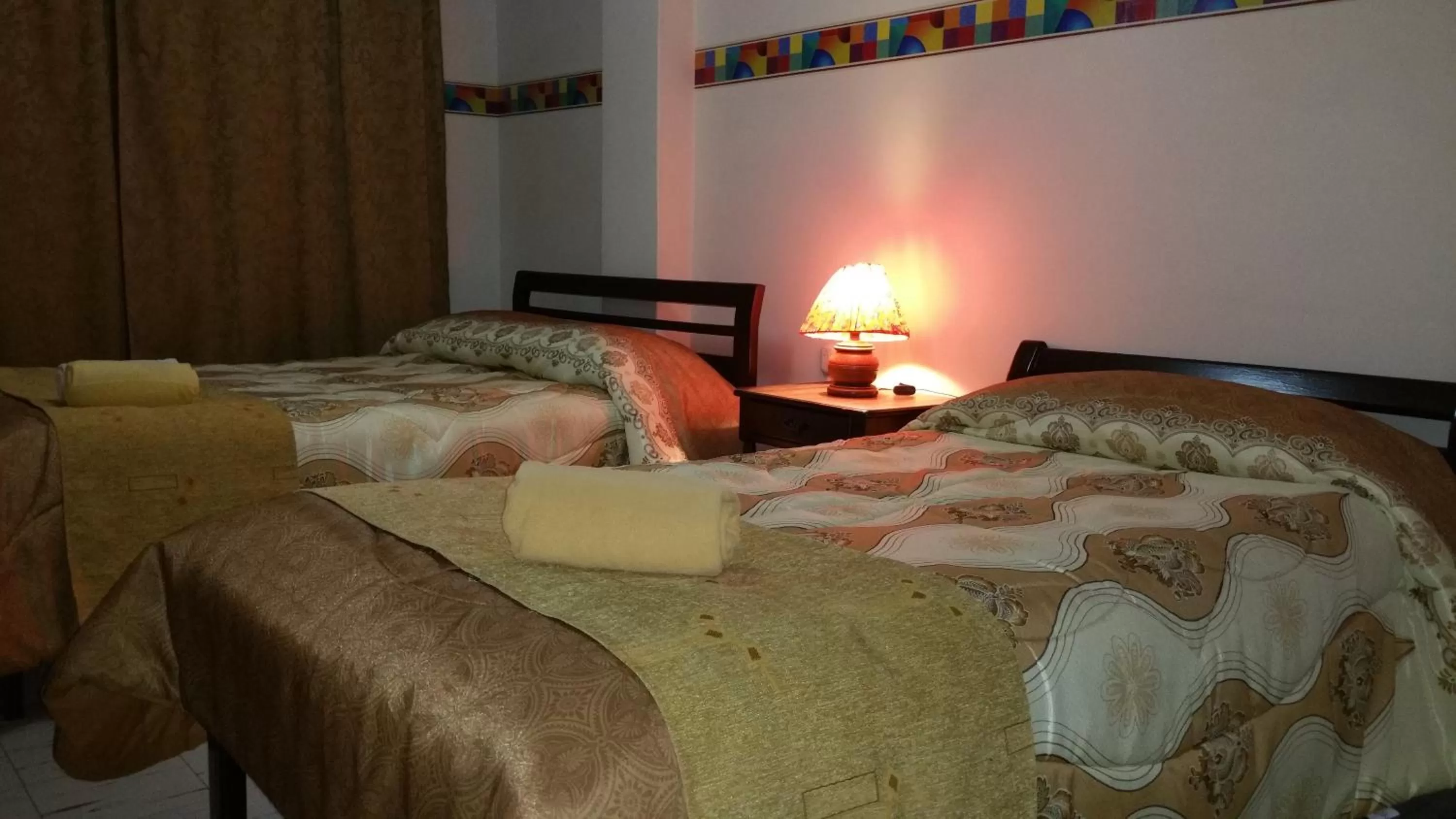 Bed in Hotel Flor de Oriente