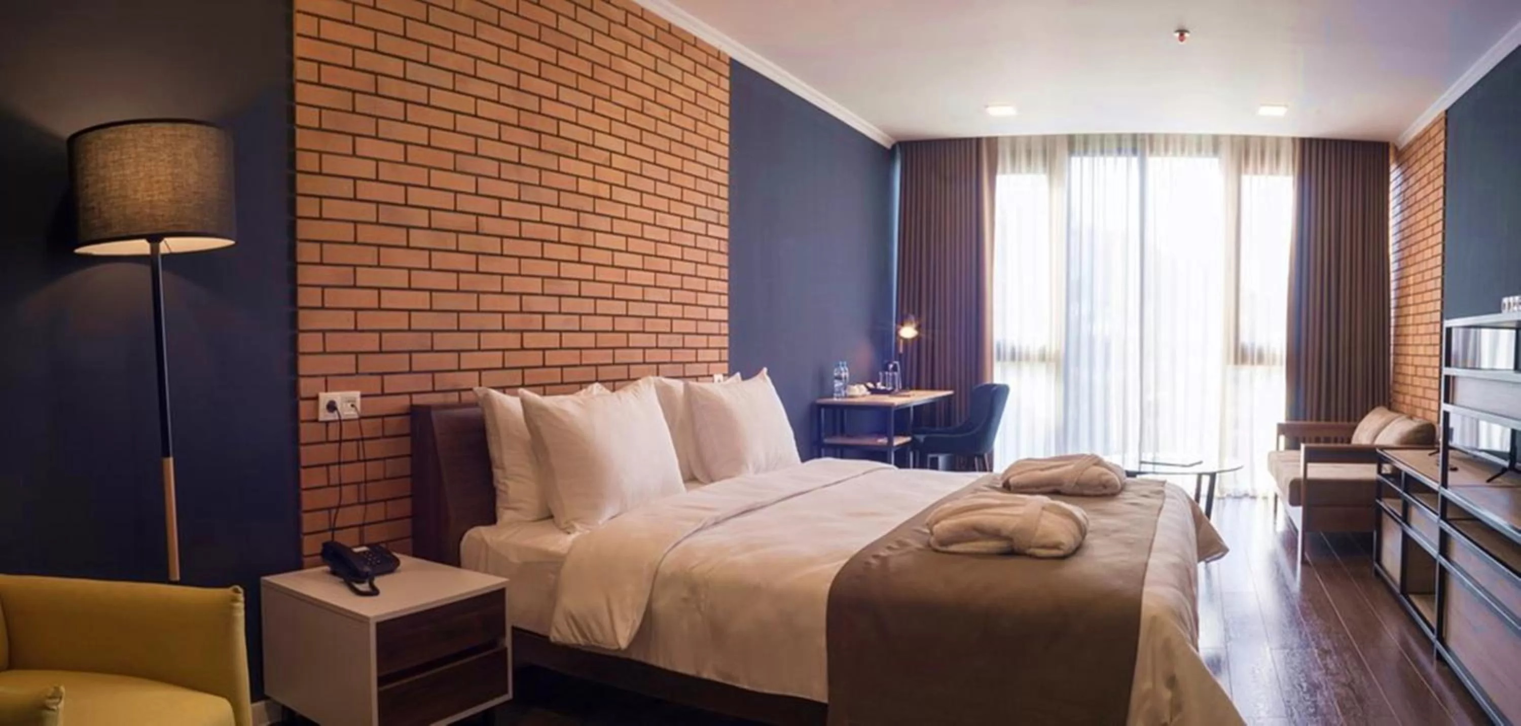 Bed in Bricks Hotel
