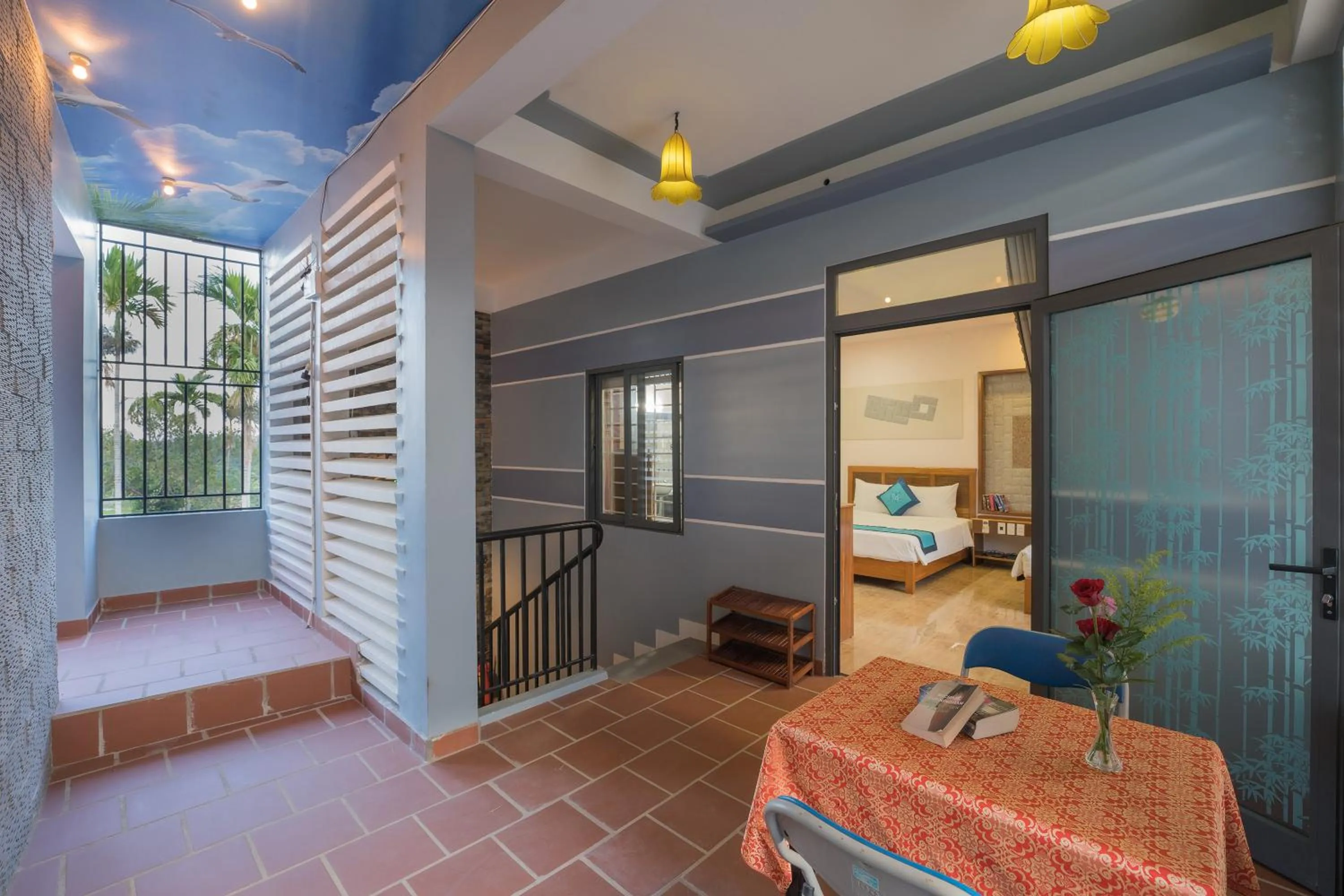 Communal lounge/ TV room, Bed in Countryside Moon Homestay