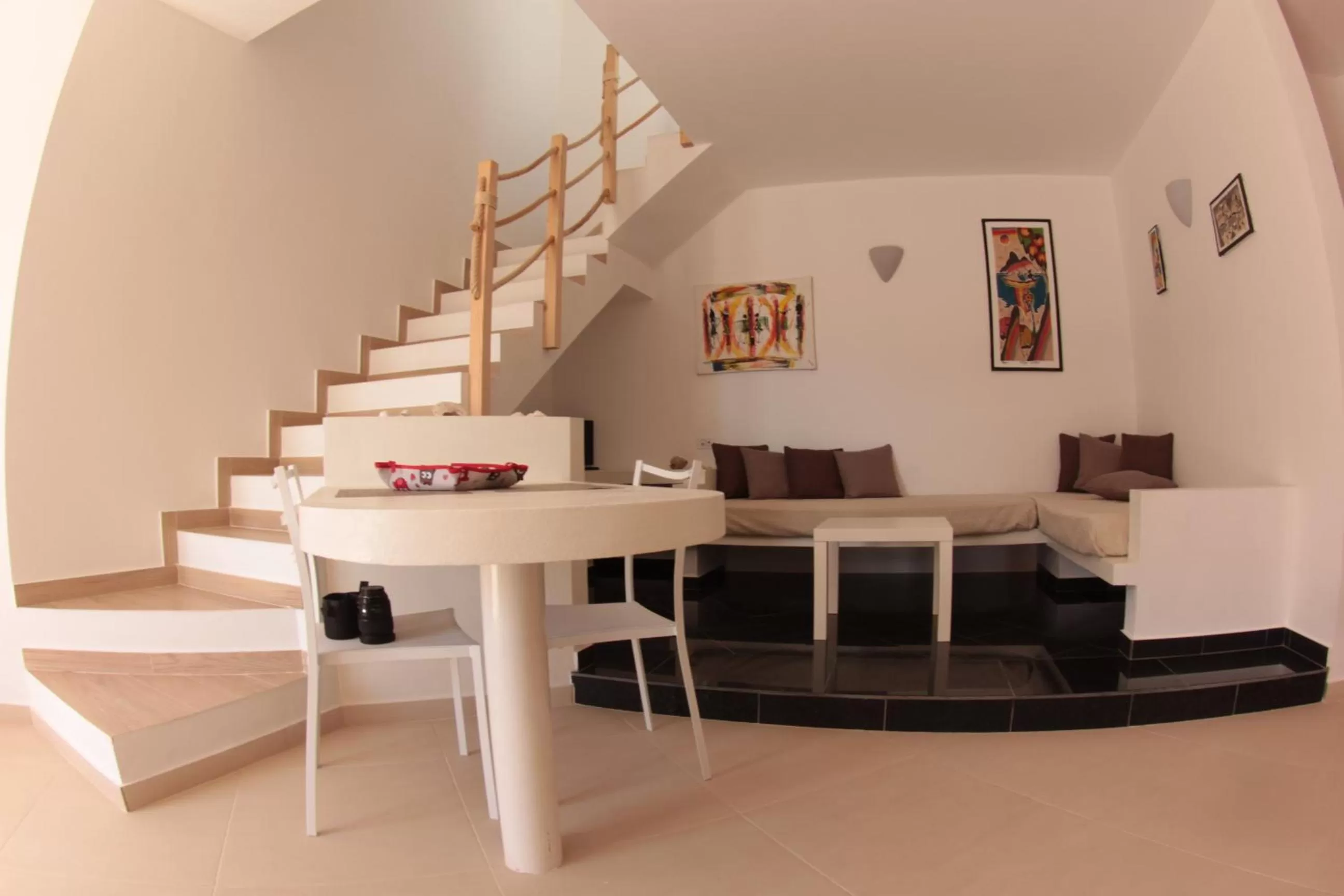 Living room in Cala da Lua apartments