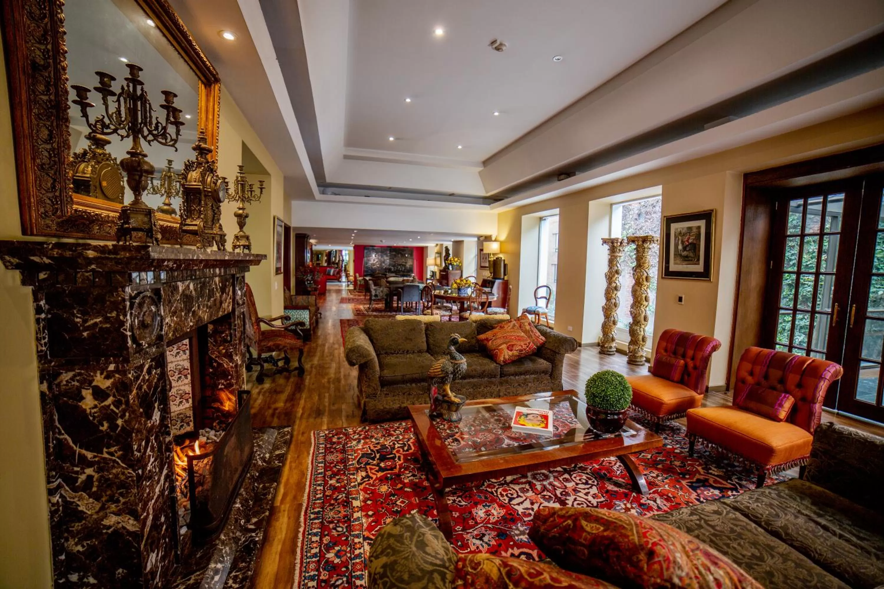 Living room in Hotel Portón de la Cabrera