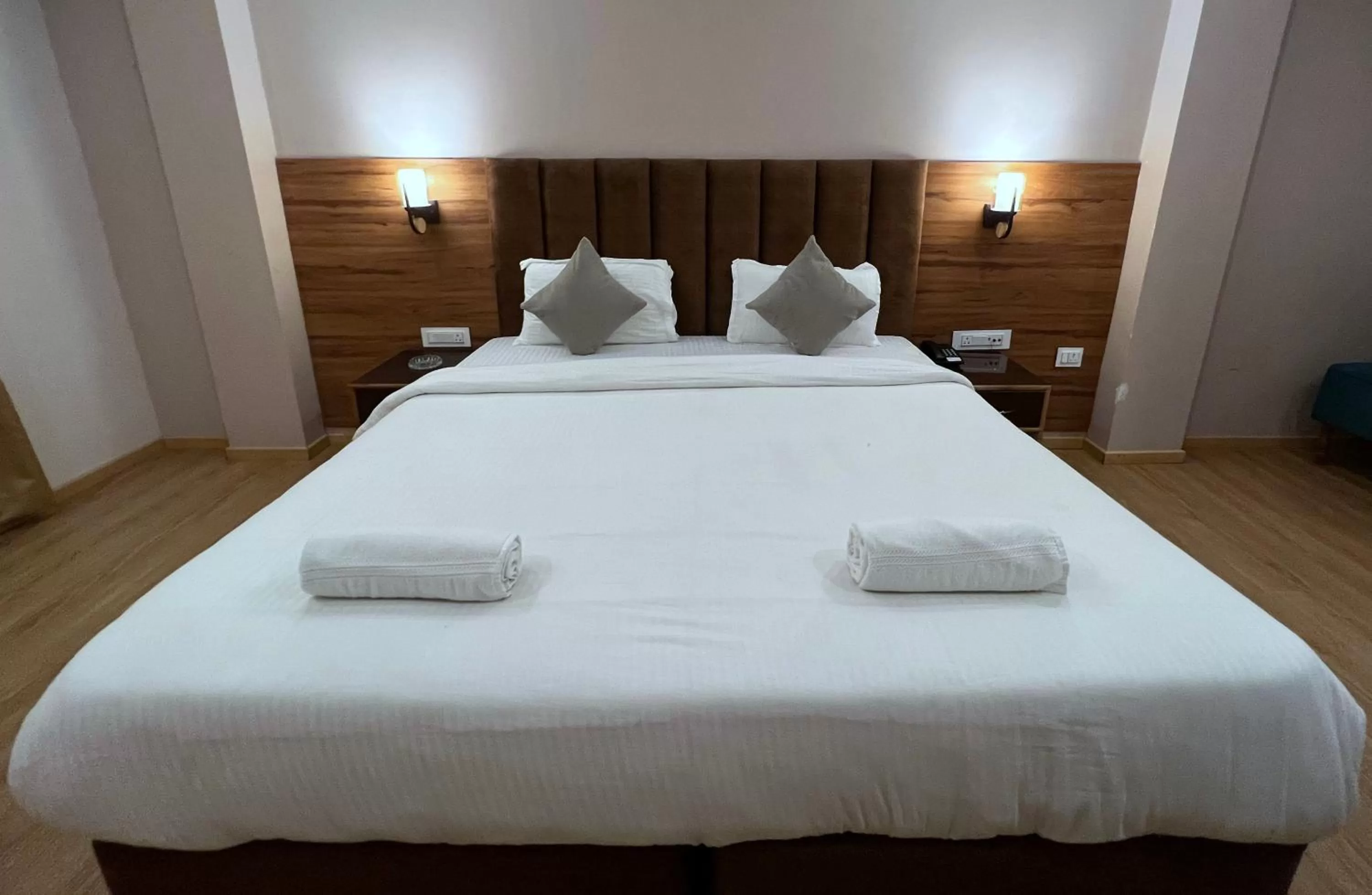 Bed in The Phoenix Residency