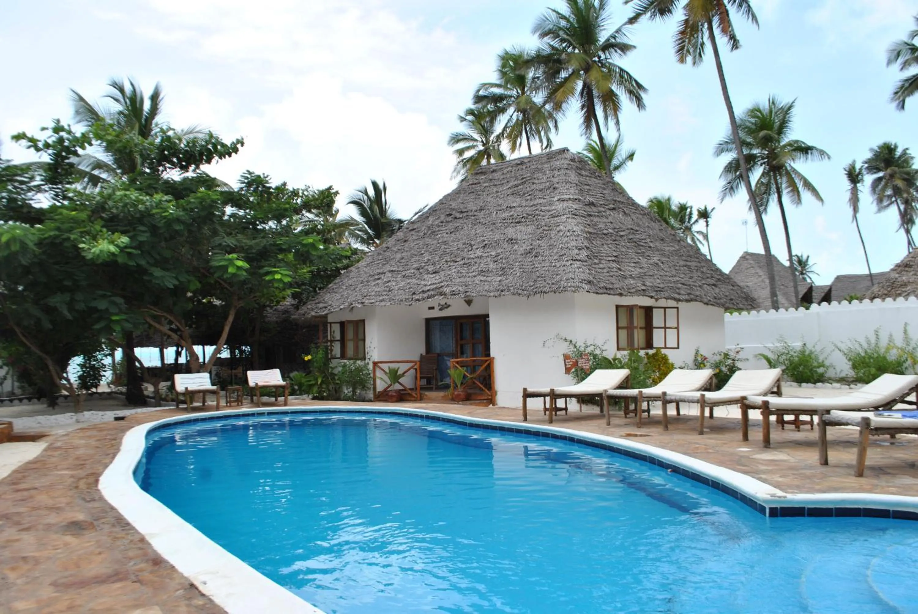Pool view in Sea View Lodge Boutique Hotel