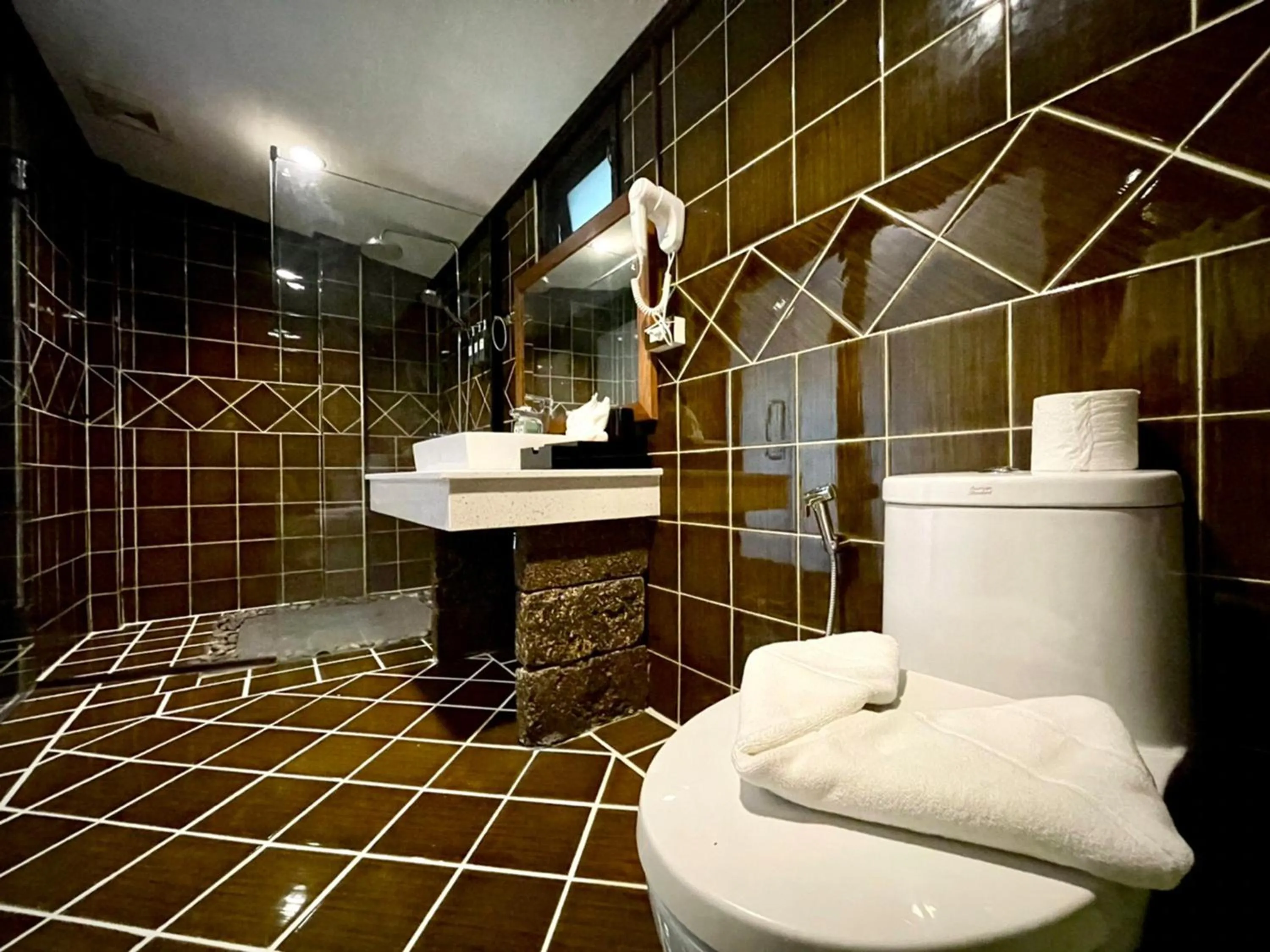 Bathroom in Na Mantra Resort