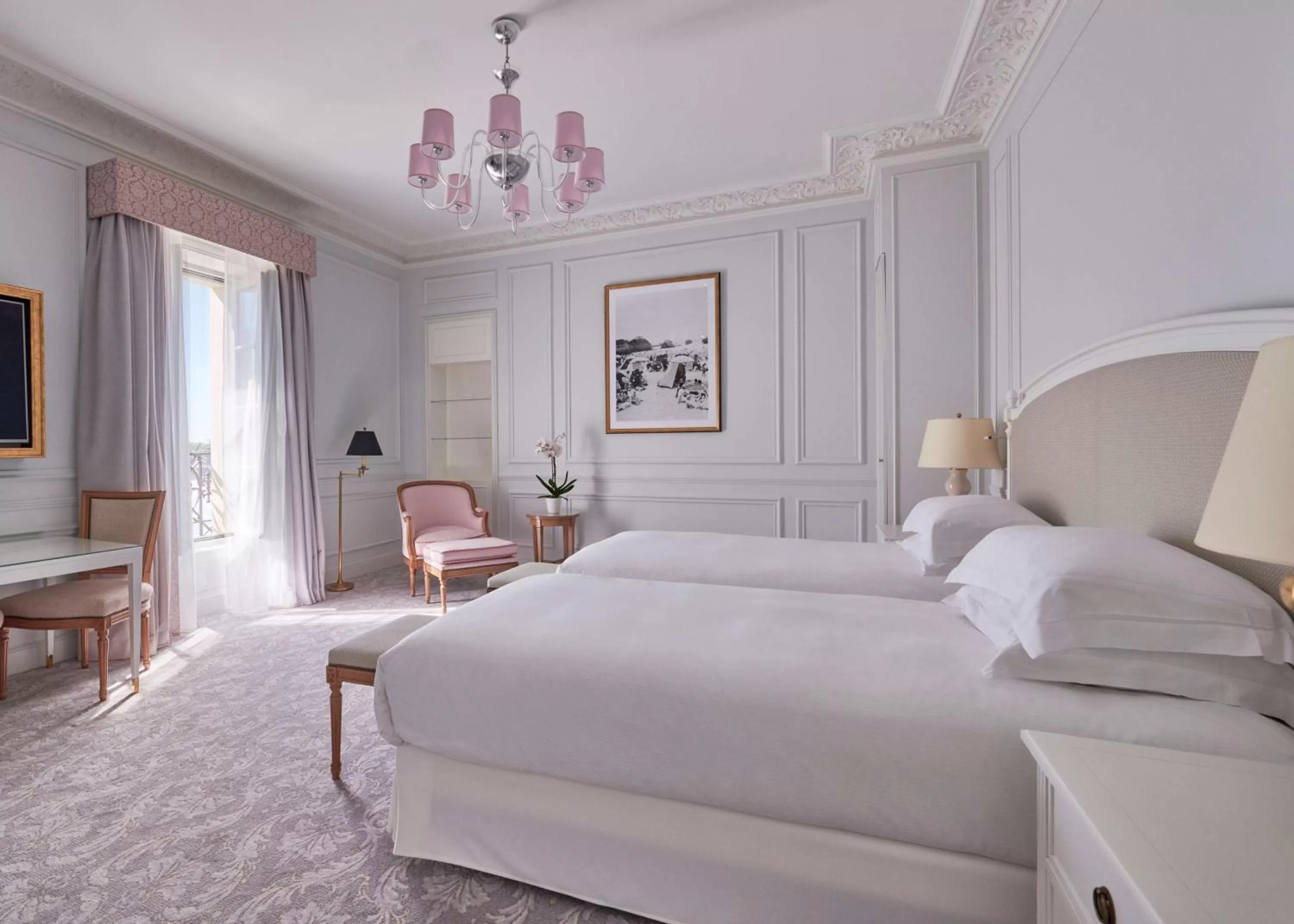 Photo of the whole room, Bed in Hôtel du Palais Biarritz, in The Unbound Collection by Hyatt