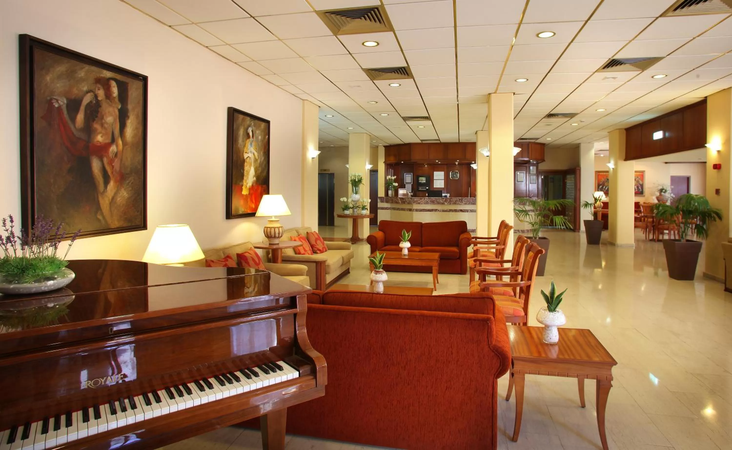 Lobby or reception in Odysseia Hotel Kapetanios