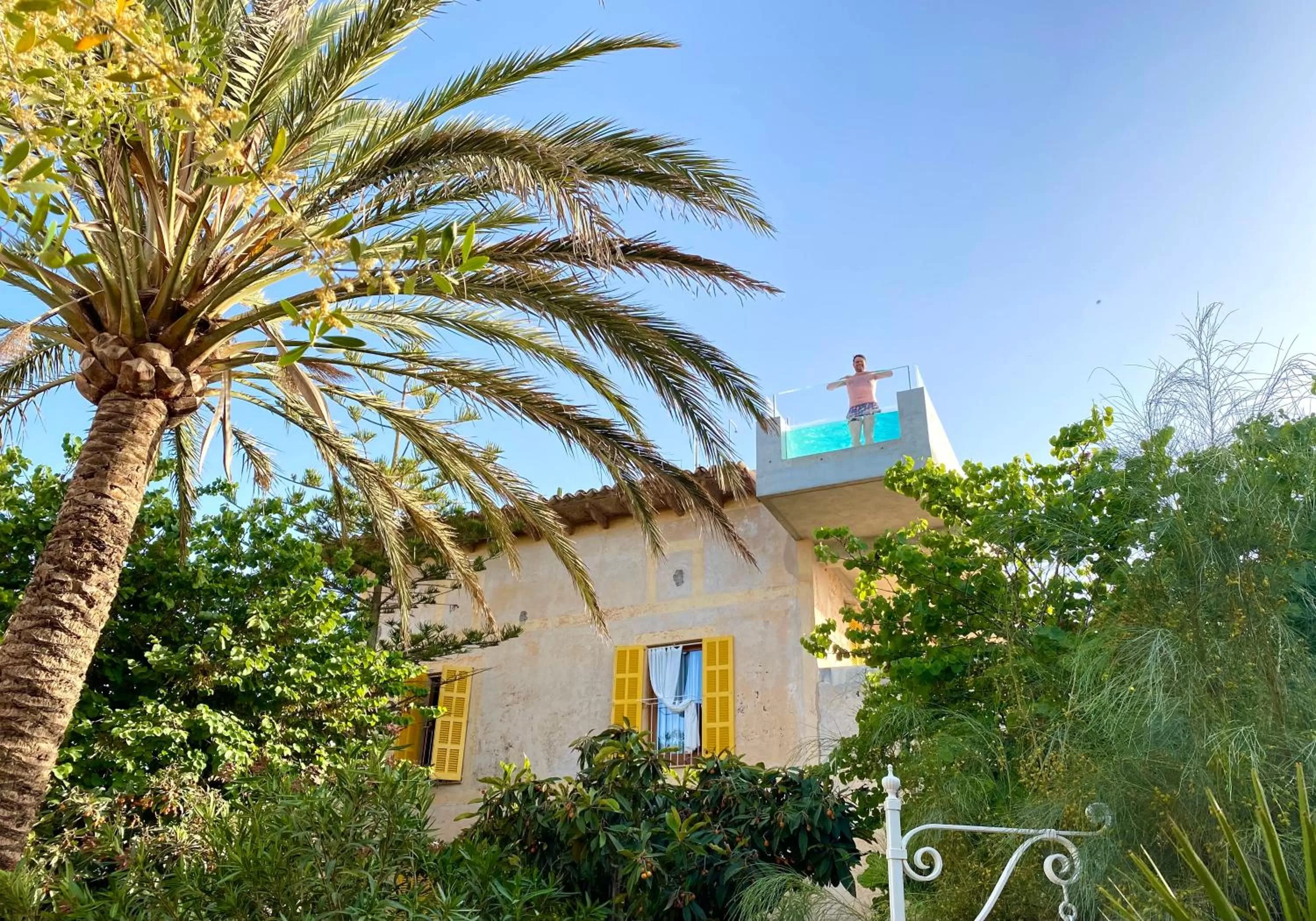 Garden view in Hotel Boutique Can Pocovi