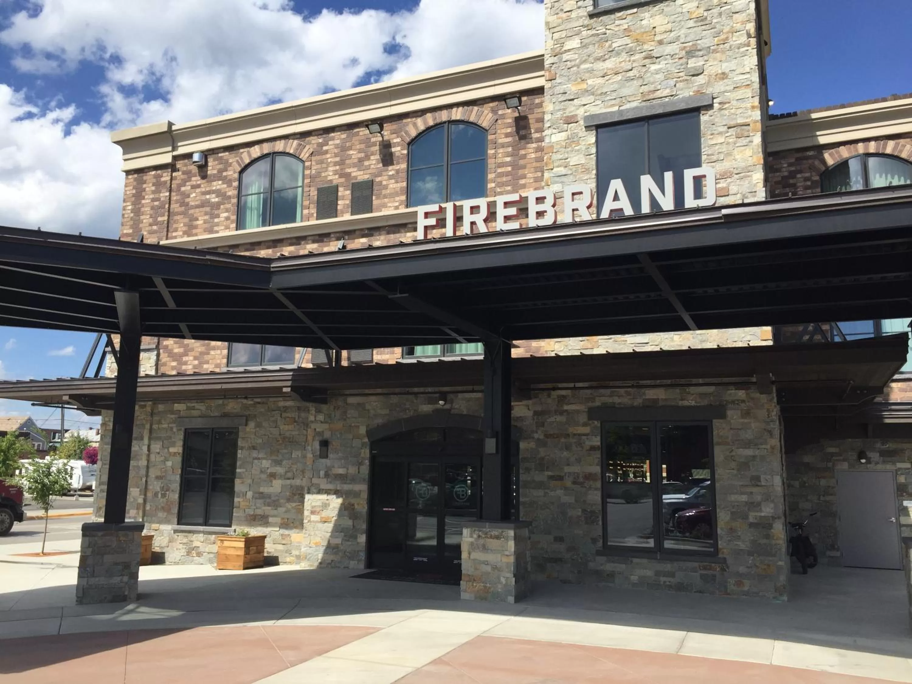 Facade/entrance in Firebrand Hotel