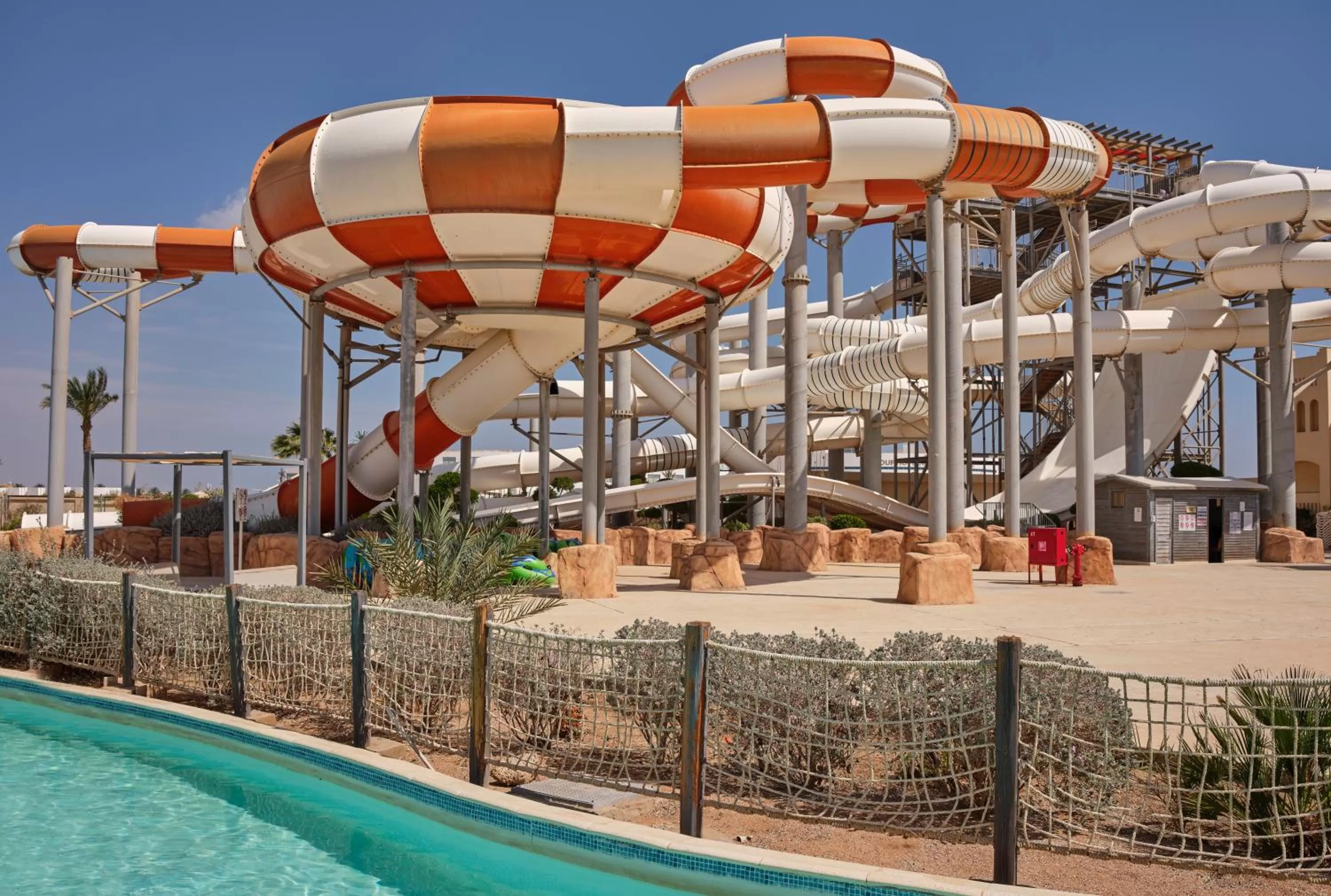 Aqua park in Coral Sea Waterworld Sharm El Sheikh
