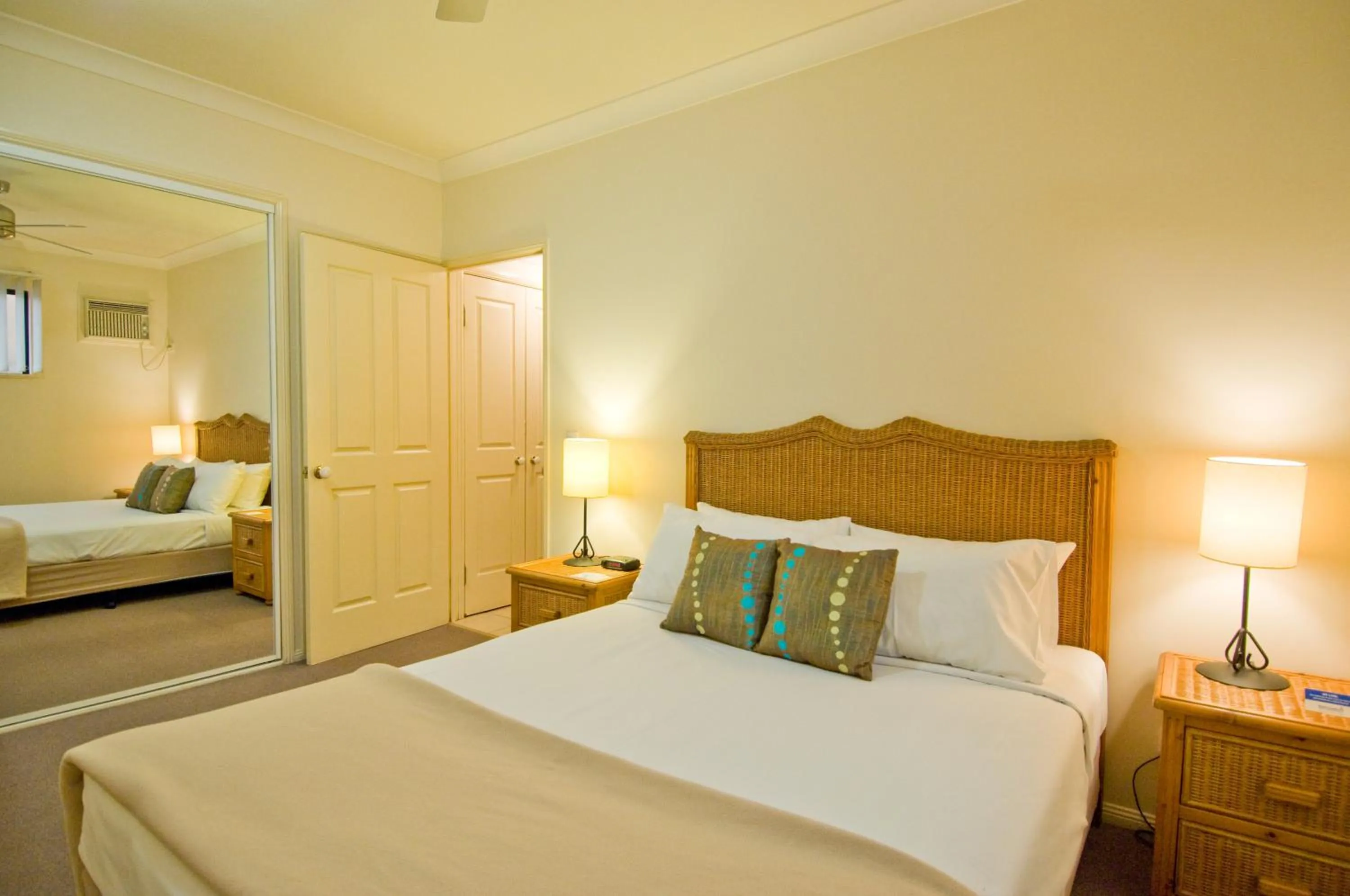 Bed in Central Plaza Apartments