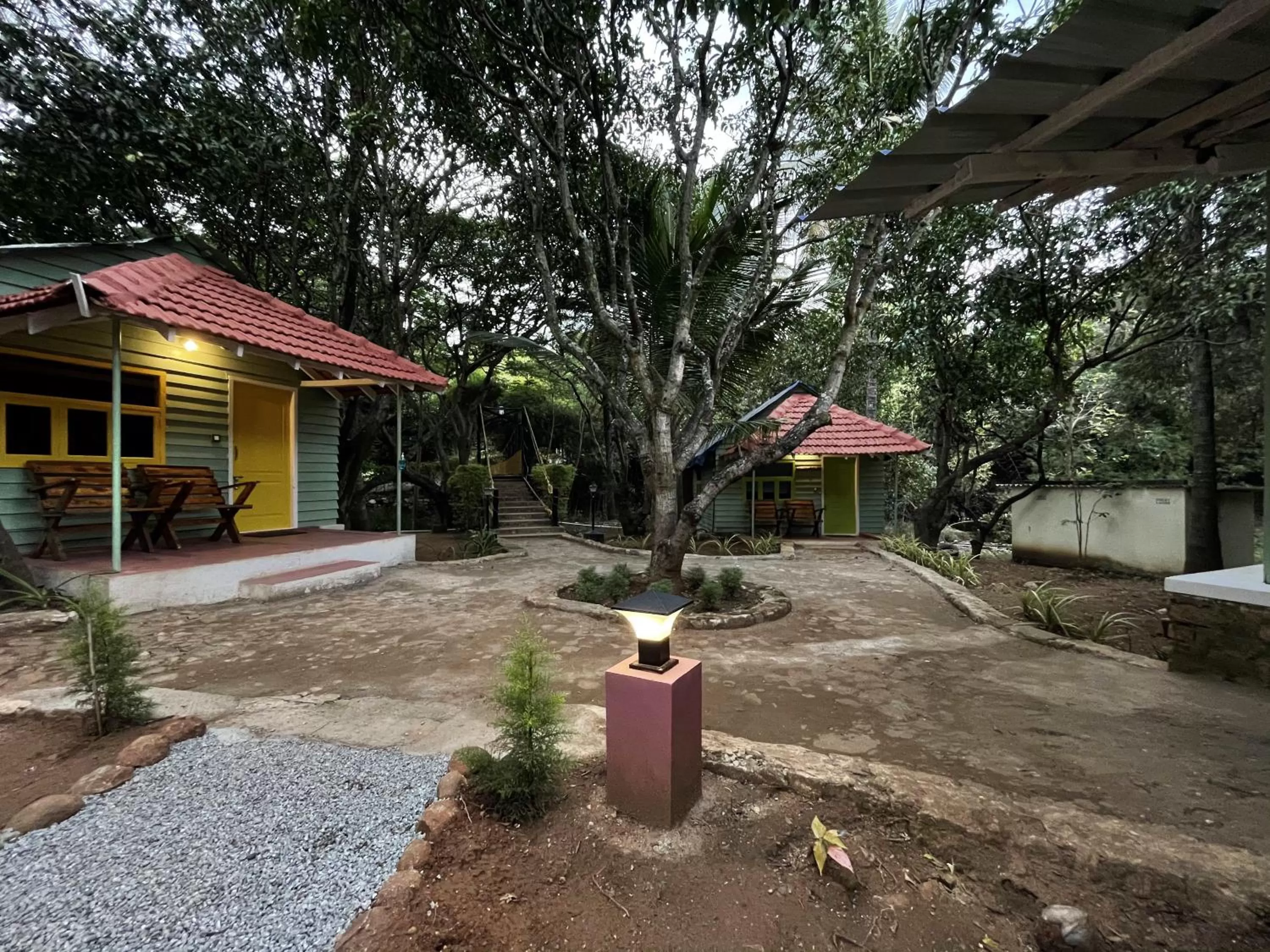 Patio in Commune18 Resort Chikmagalur