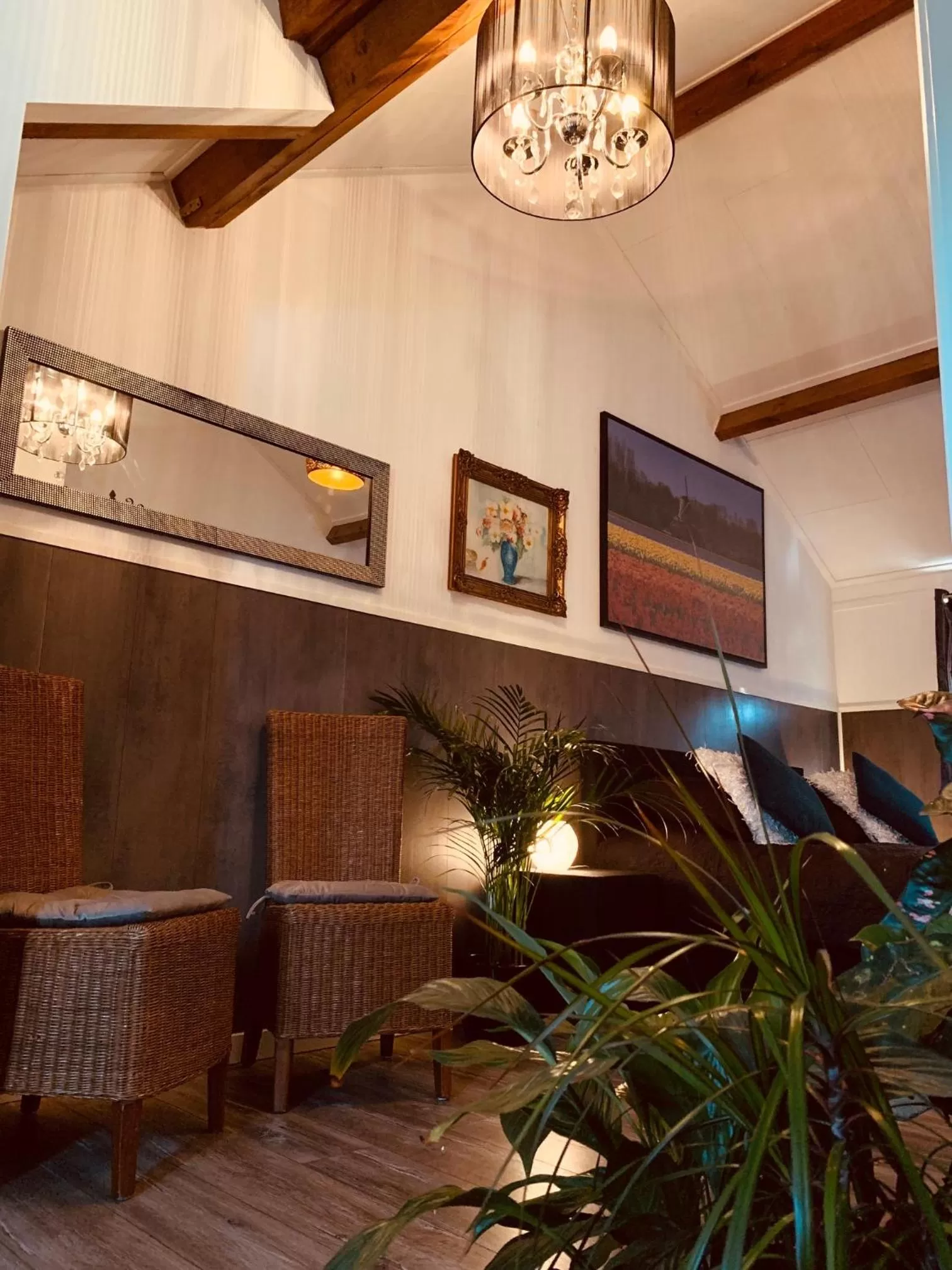 Seating area in B&B Prachtig Allemachtig