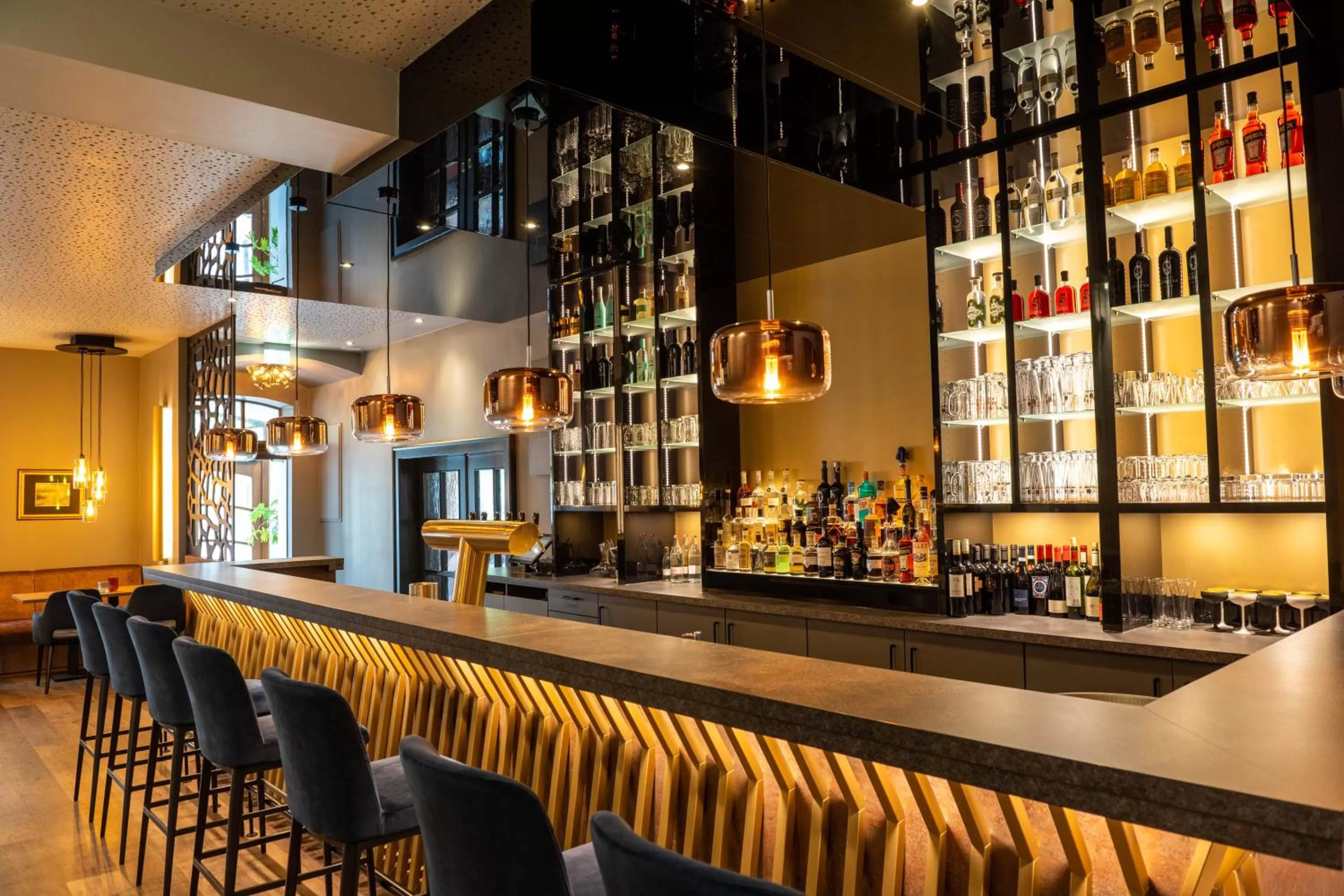 Lounge or bar in Hotel Rheinischer Hof