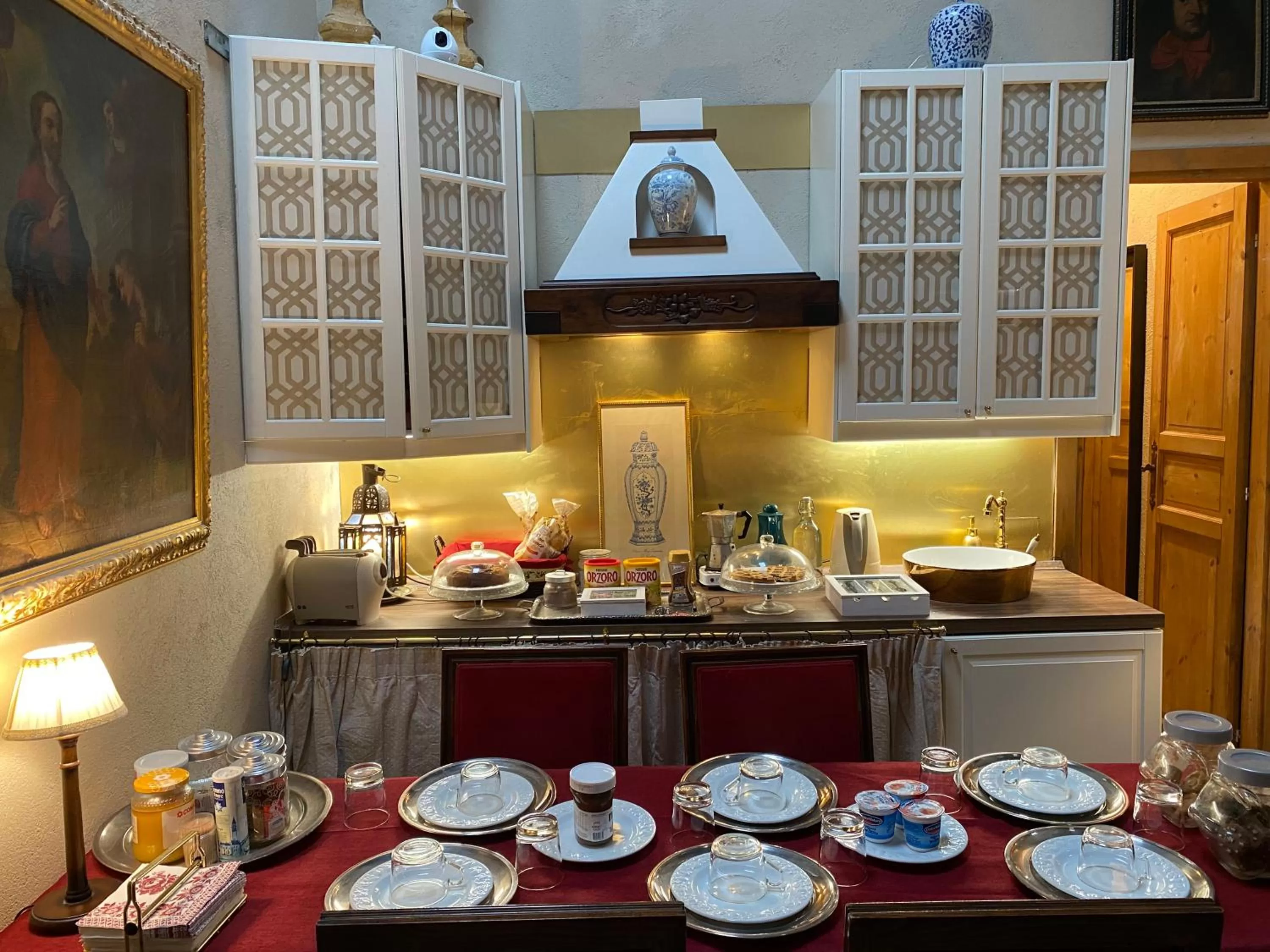 Coffee/tea facilities, Kitchen/Kitchenette in Bed and Breakfast St. Martin