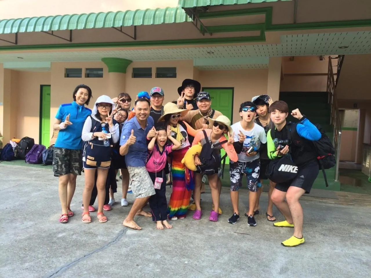 group of guests in J.Holiday Inn Krabi