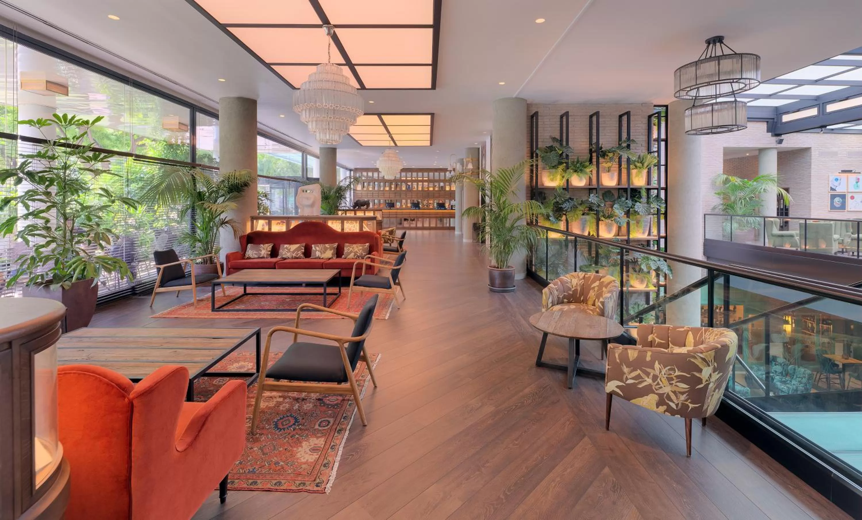 Lobby or reception in H10 Marina Barcelona