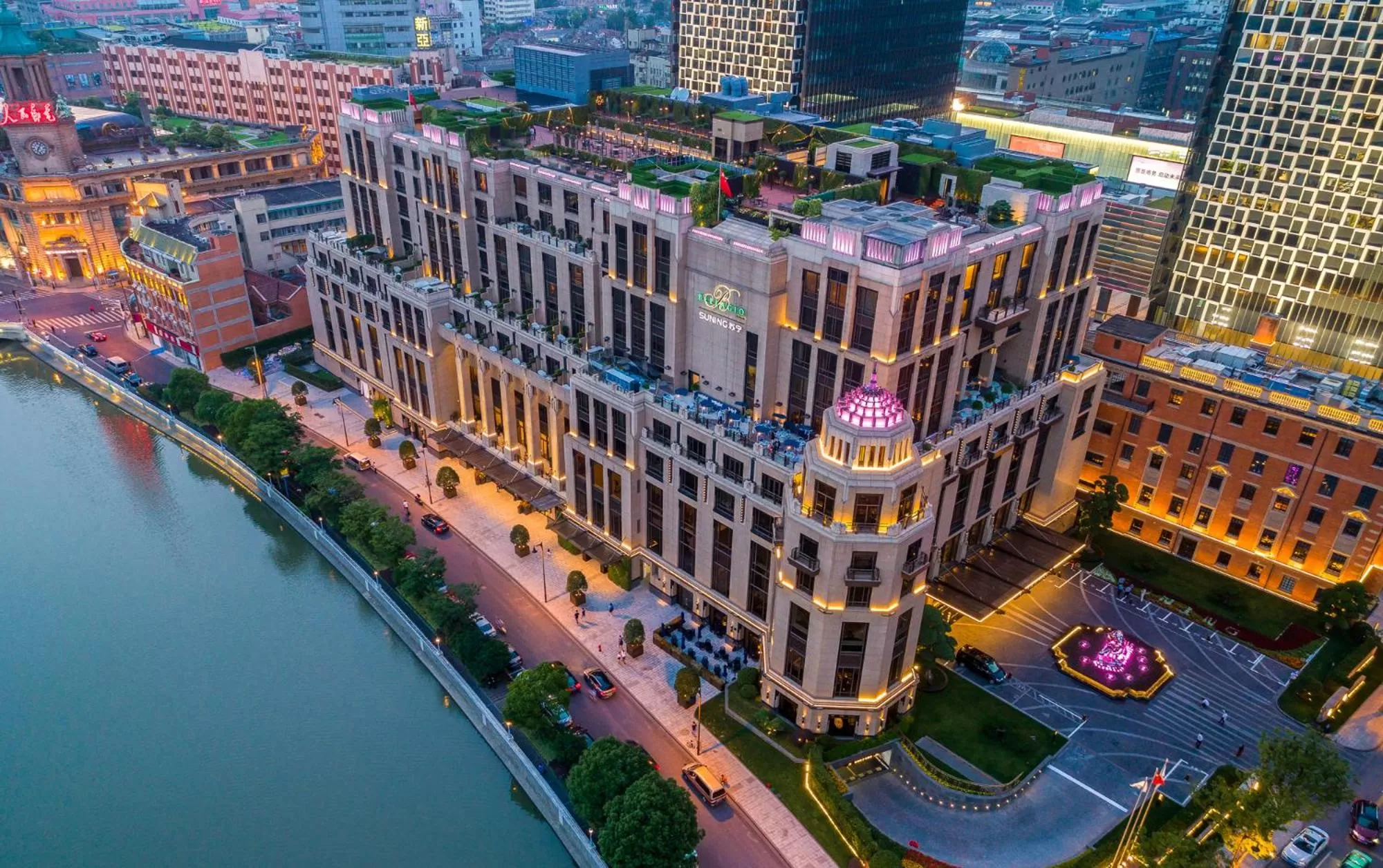 Bird's eye view in Bellagio by MGM Shanghai - on the bund