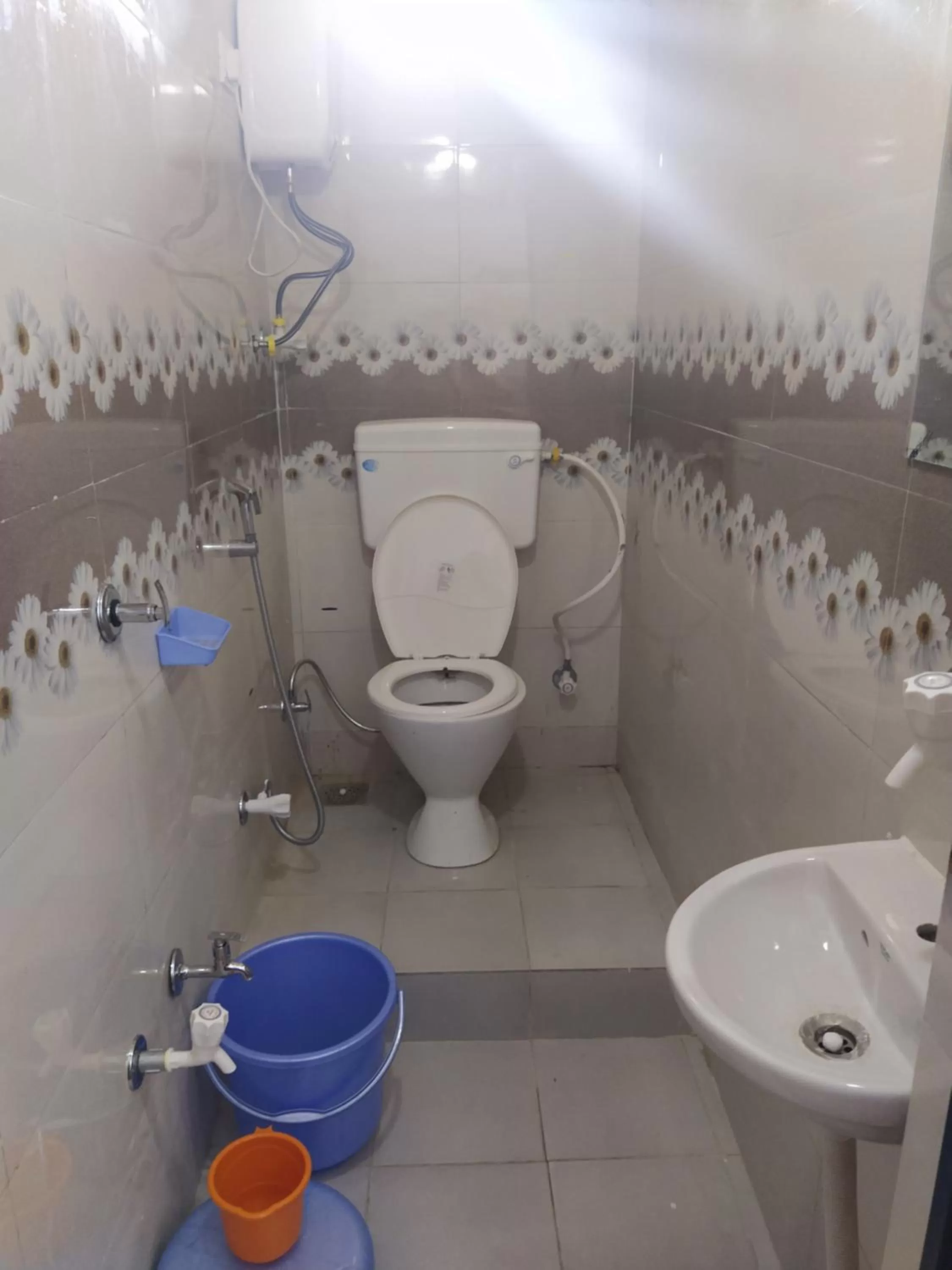 Bathroom in Shiv Sai Dormitory