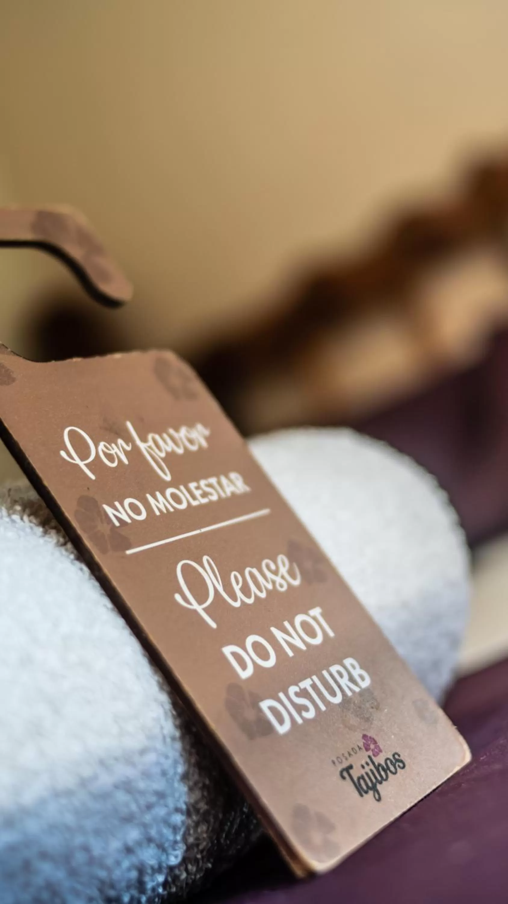 Decorative detail, Bed in Posada Los Tajibos