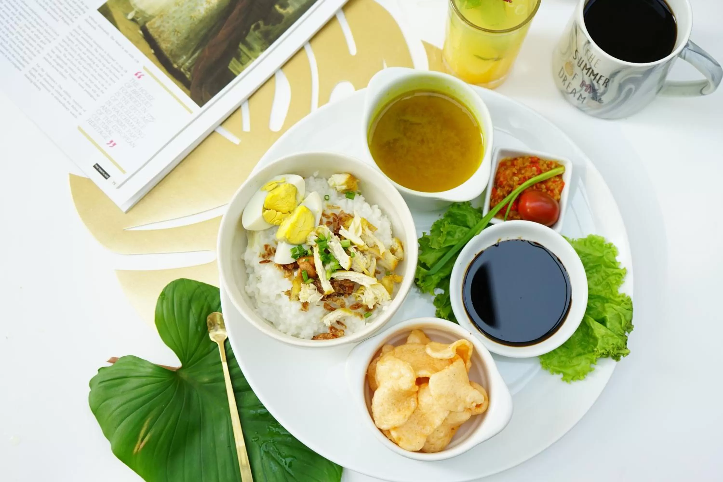 Asian breakfast in Regantris Surabaya