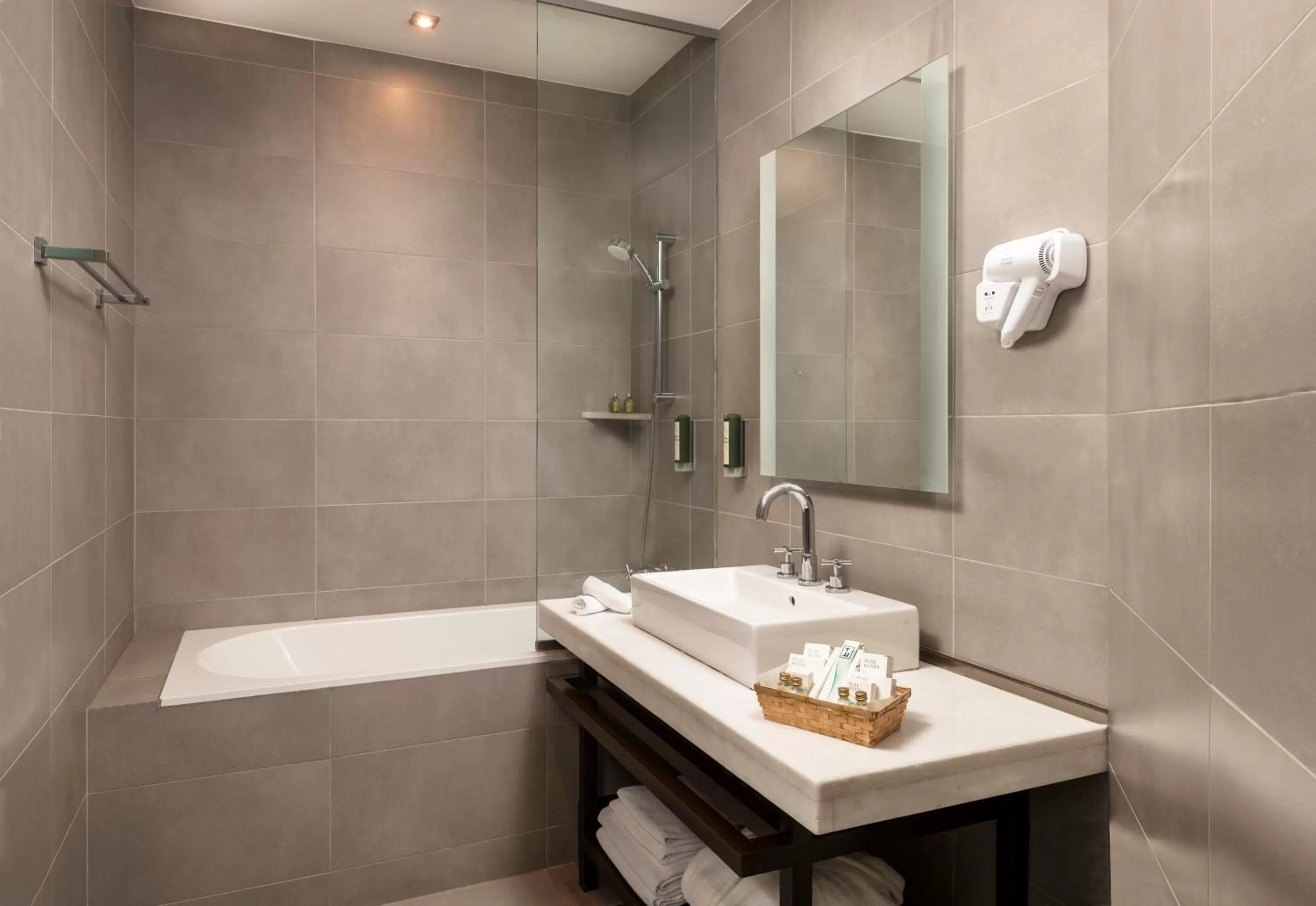 Shower in Tufenkian Historic Yerevan Hotel