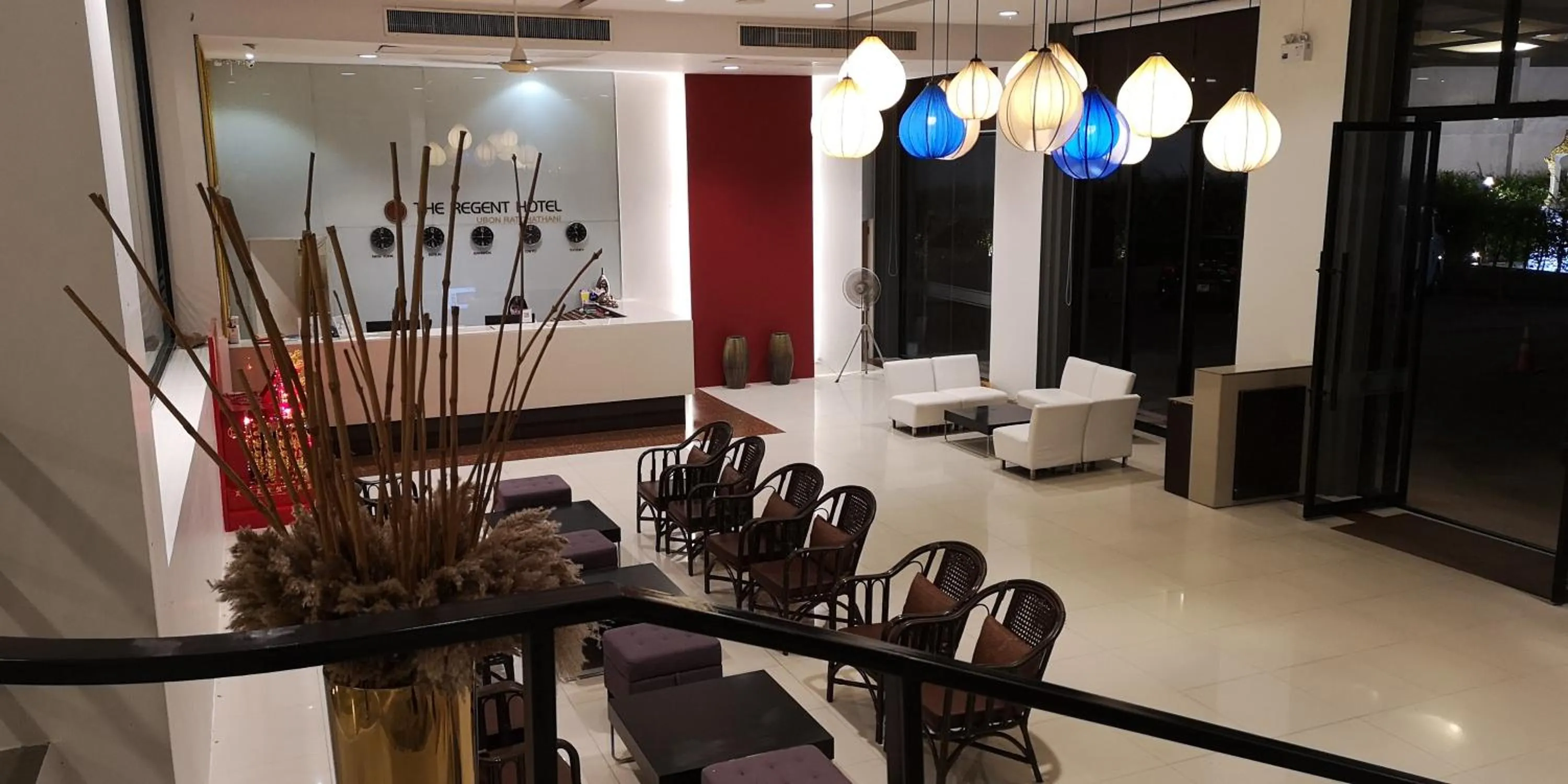 Lobby or reception in The Regent Ubon Hotel