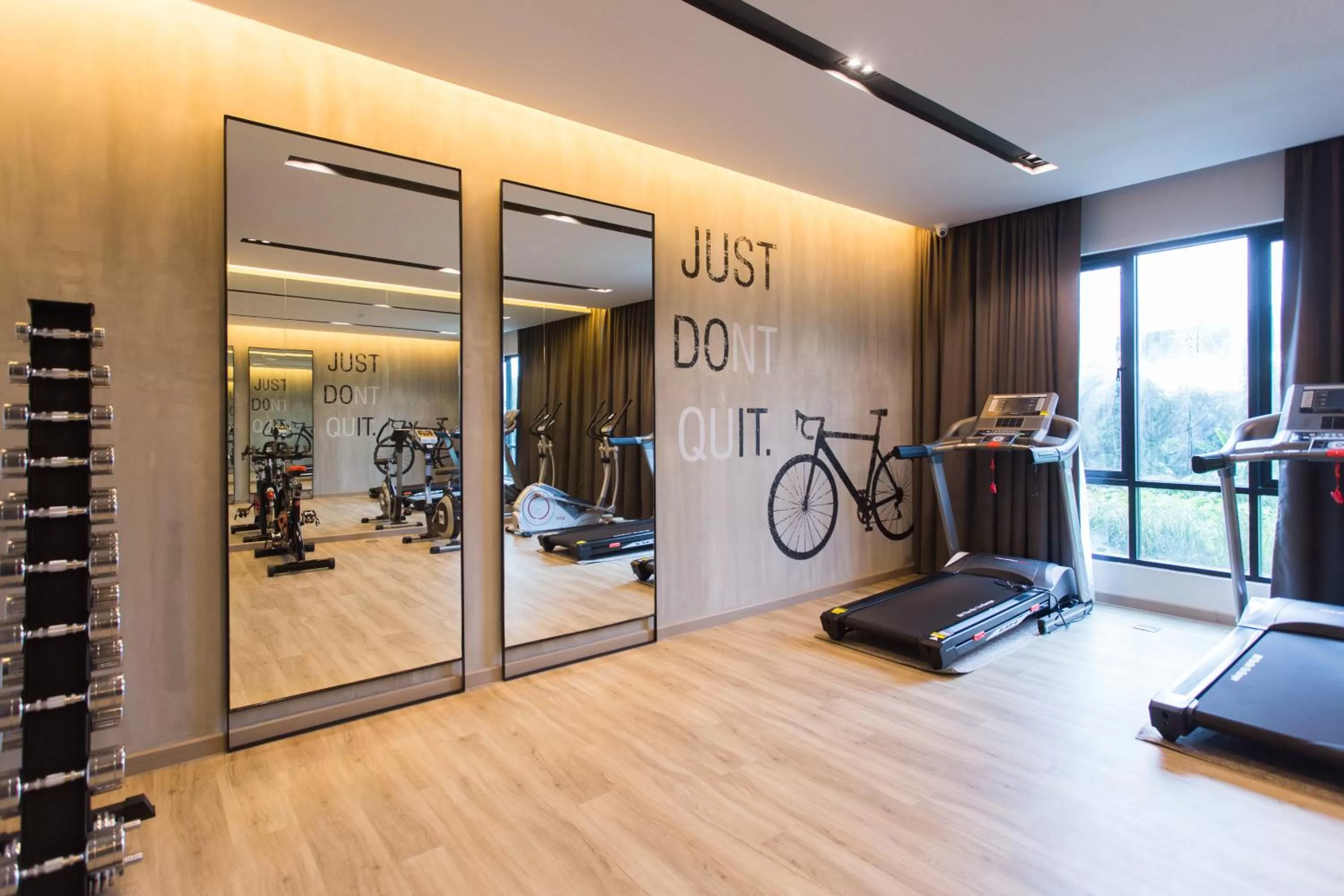 Fitness centre/facilities in The Journey Hotel Bangna