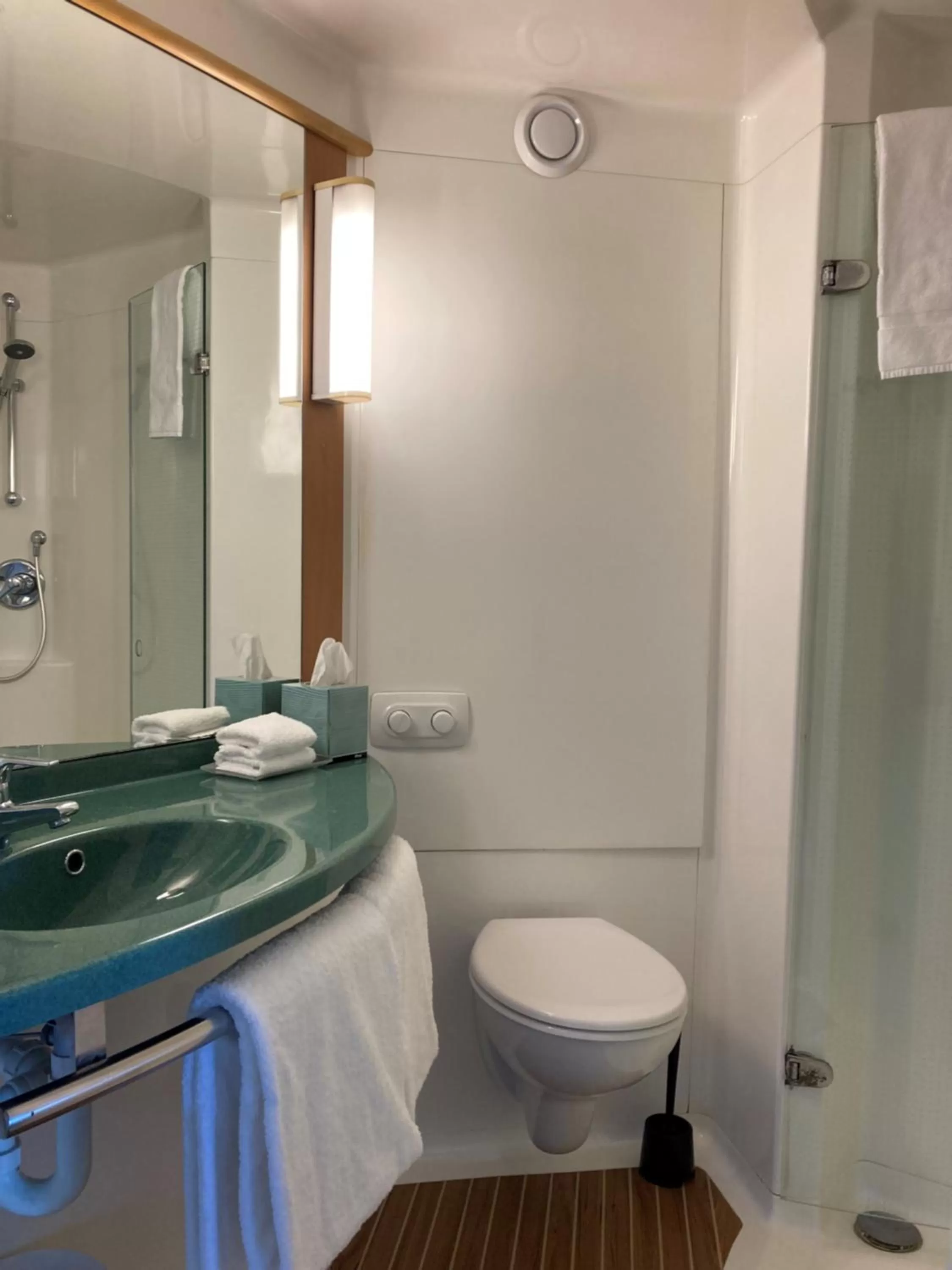 Bathroom in ibis Thornleigh