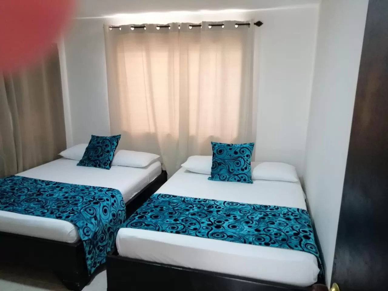 Bed in Caribbean Island Hotel Piso 2