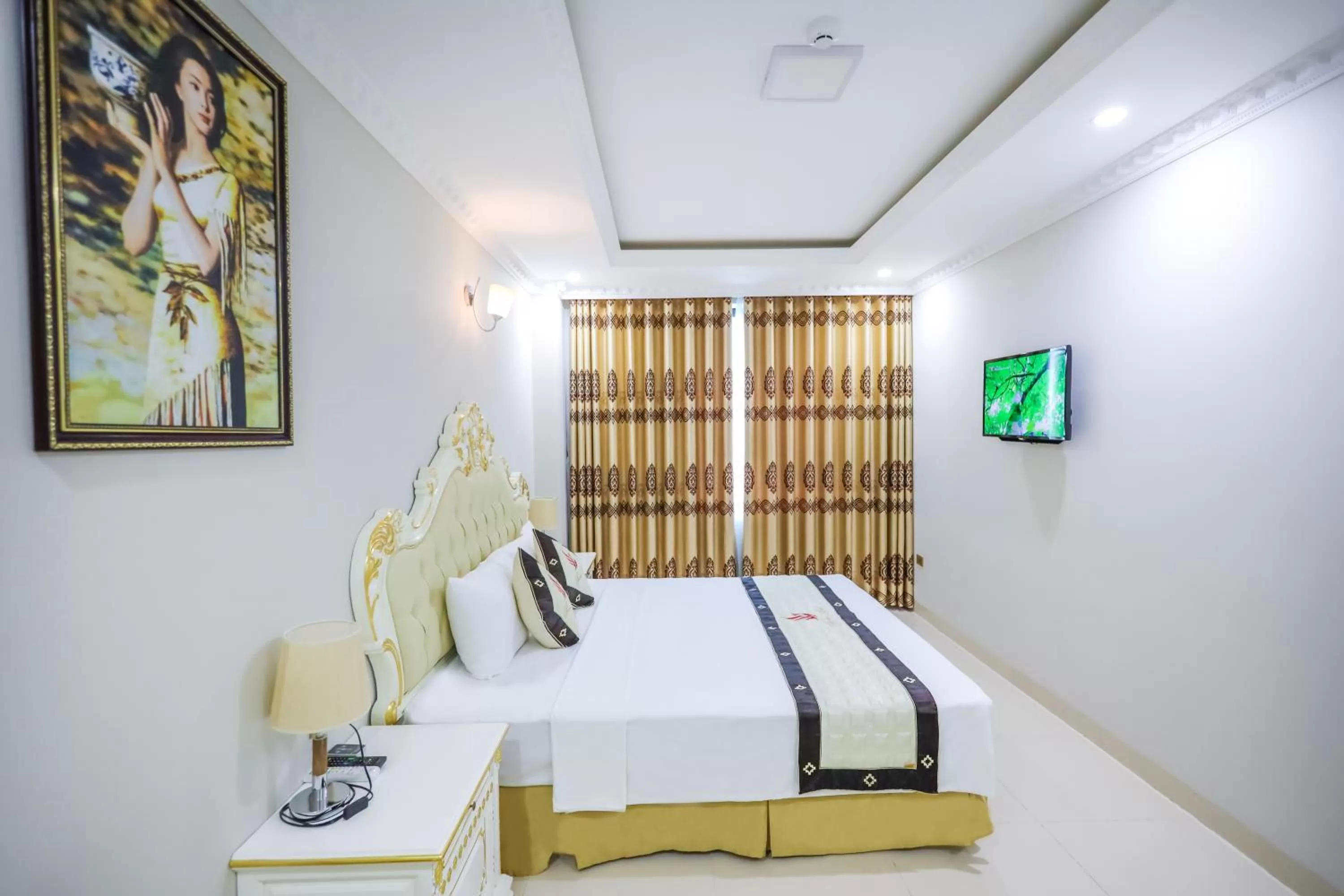 Bed in Khách Sạn Phượng Hoàng 3