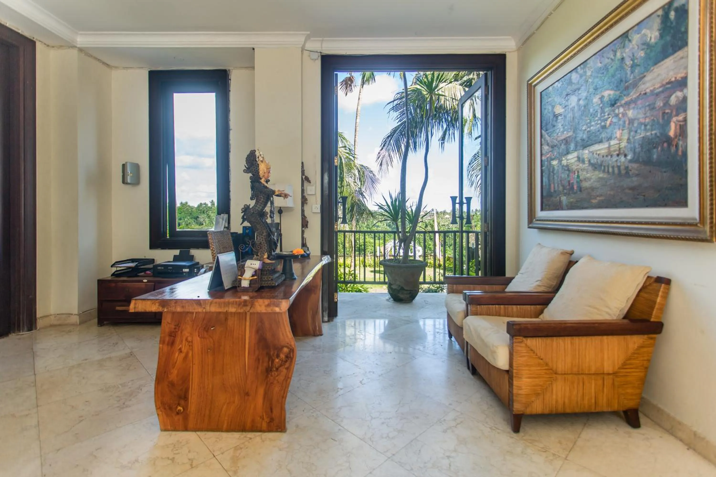 Lobby or reception in Anhera Suite Ubud