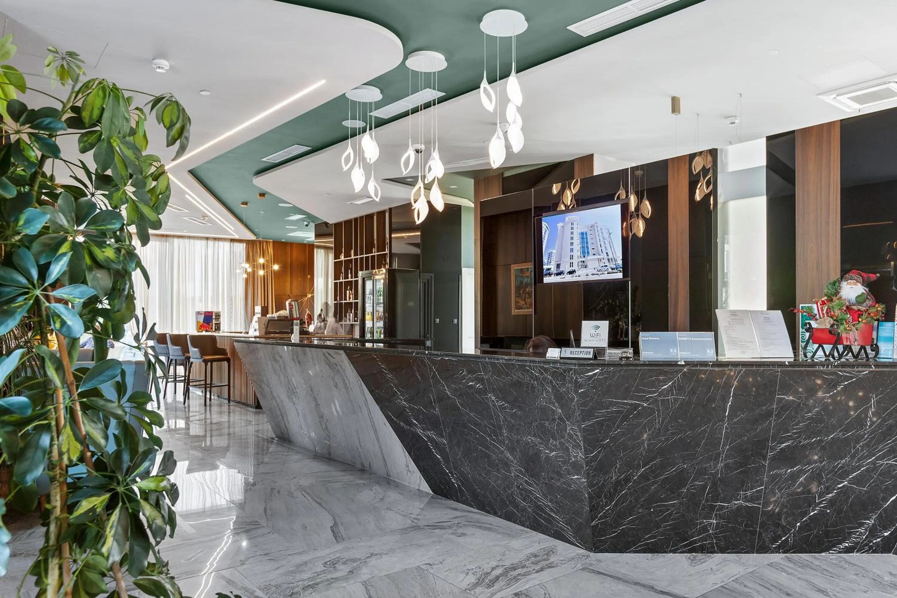 Lobby or reception in Hotel Bracera