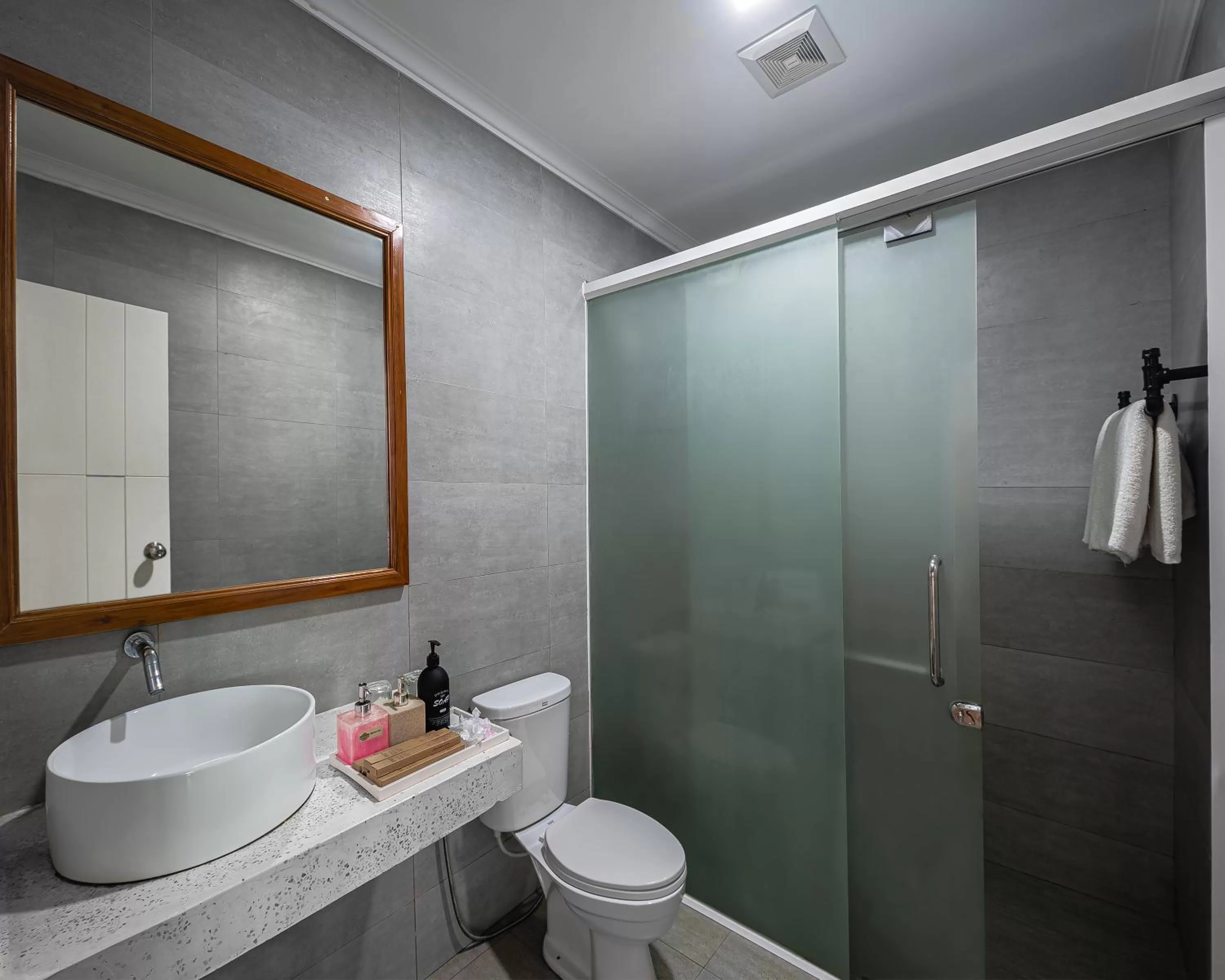 Shower in Sandy Clay Bungalows