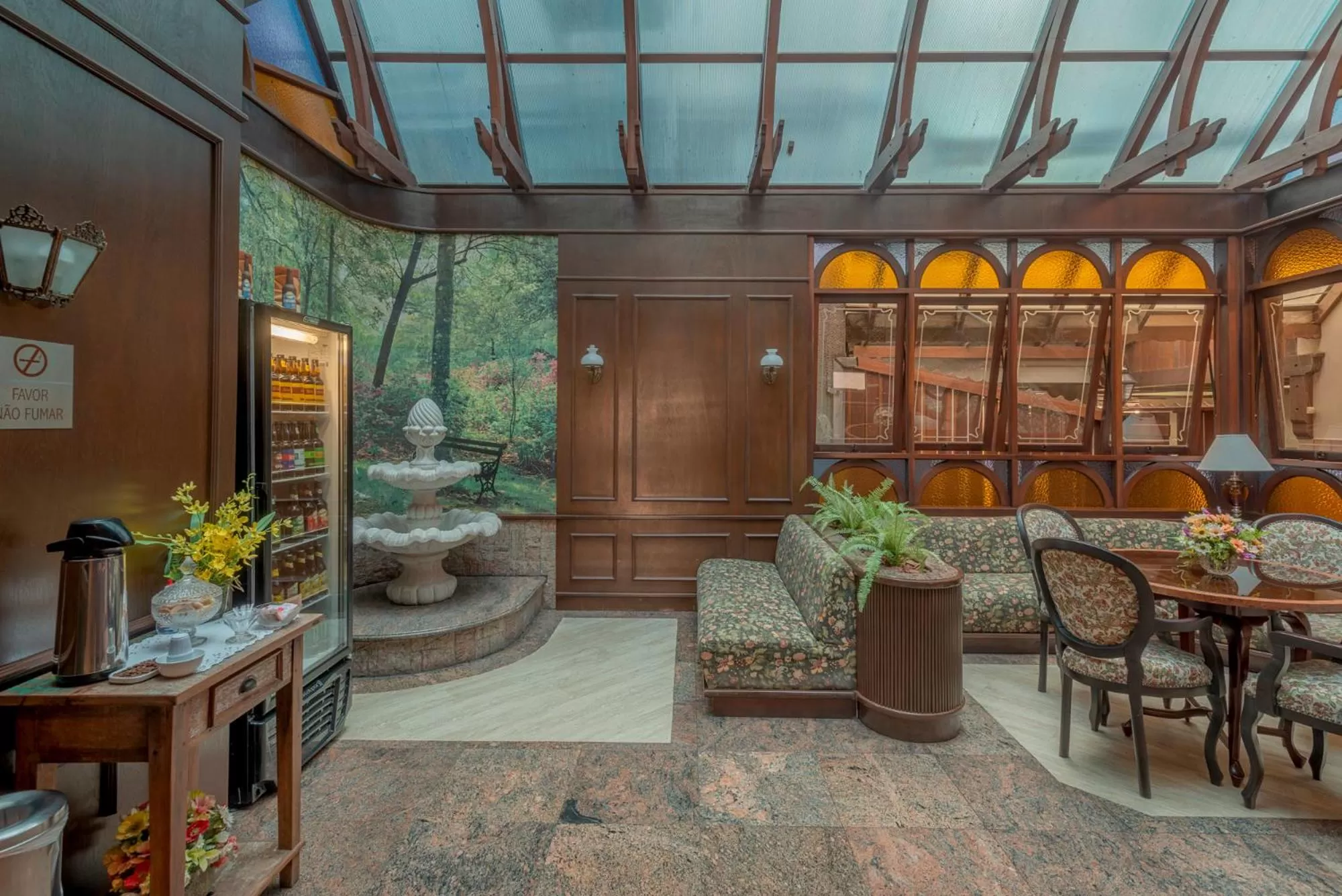 Lobby or reception in Hotel Glória