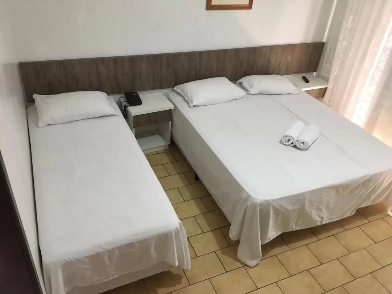 Bed in Hotel Luz do Sol