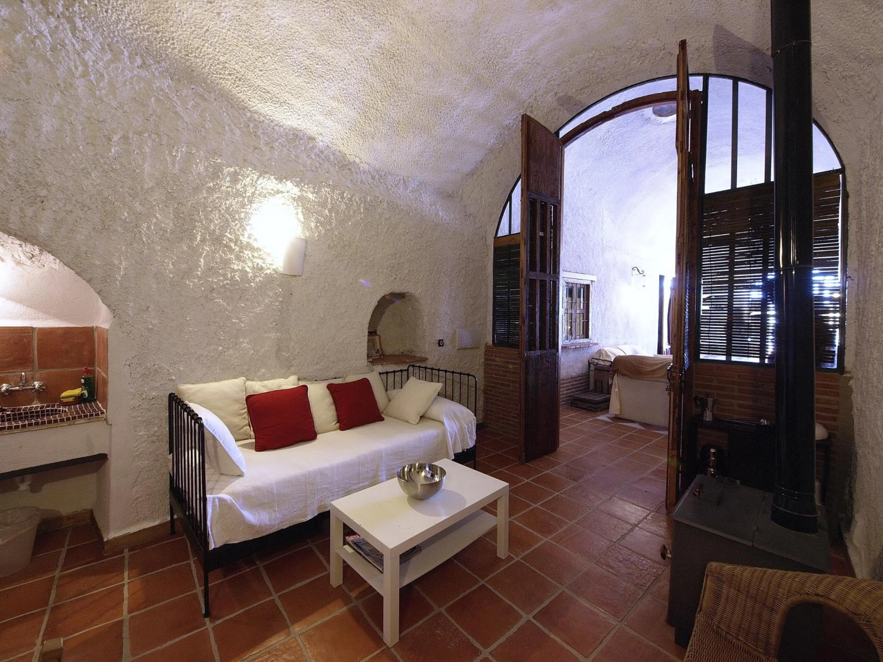 Living room in Casas Cueva y Cortijo La Tala en Guadix