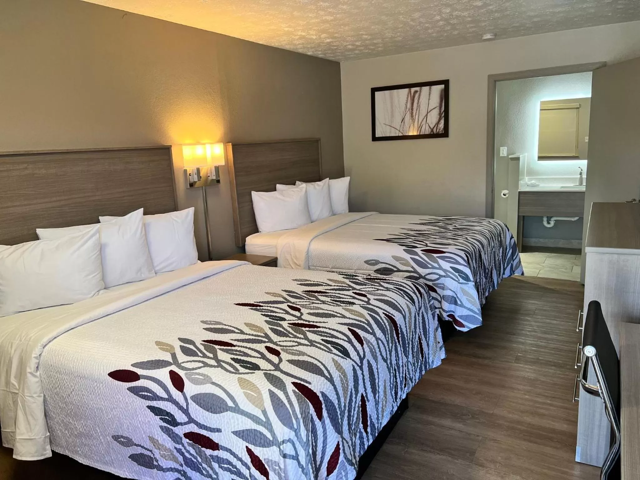 Photo of the whole room, Bed in Red Roof Inn Georgetown, KY