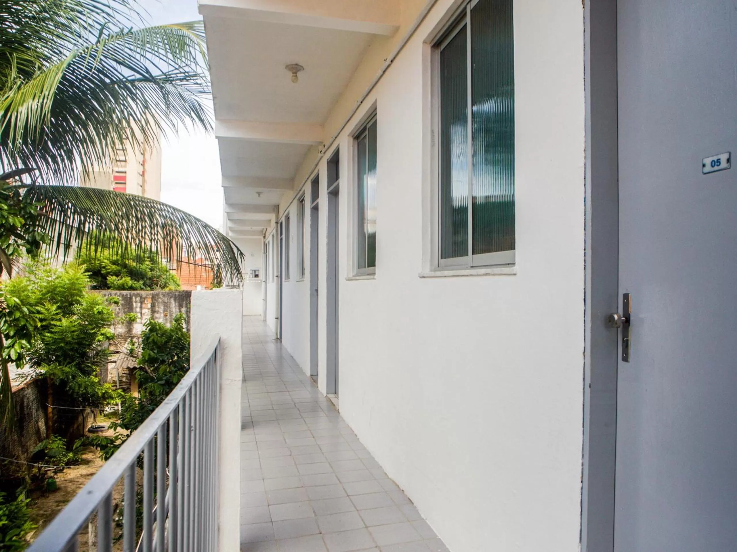 Lobby or reception, Balcony/Terrace in Pousada Atlantico Centro - Fortaleza