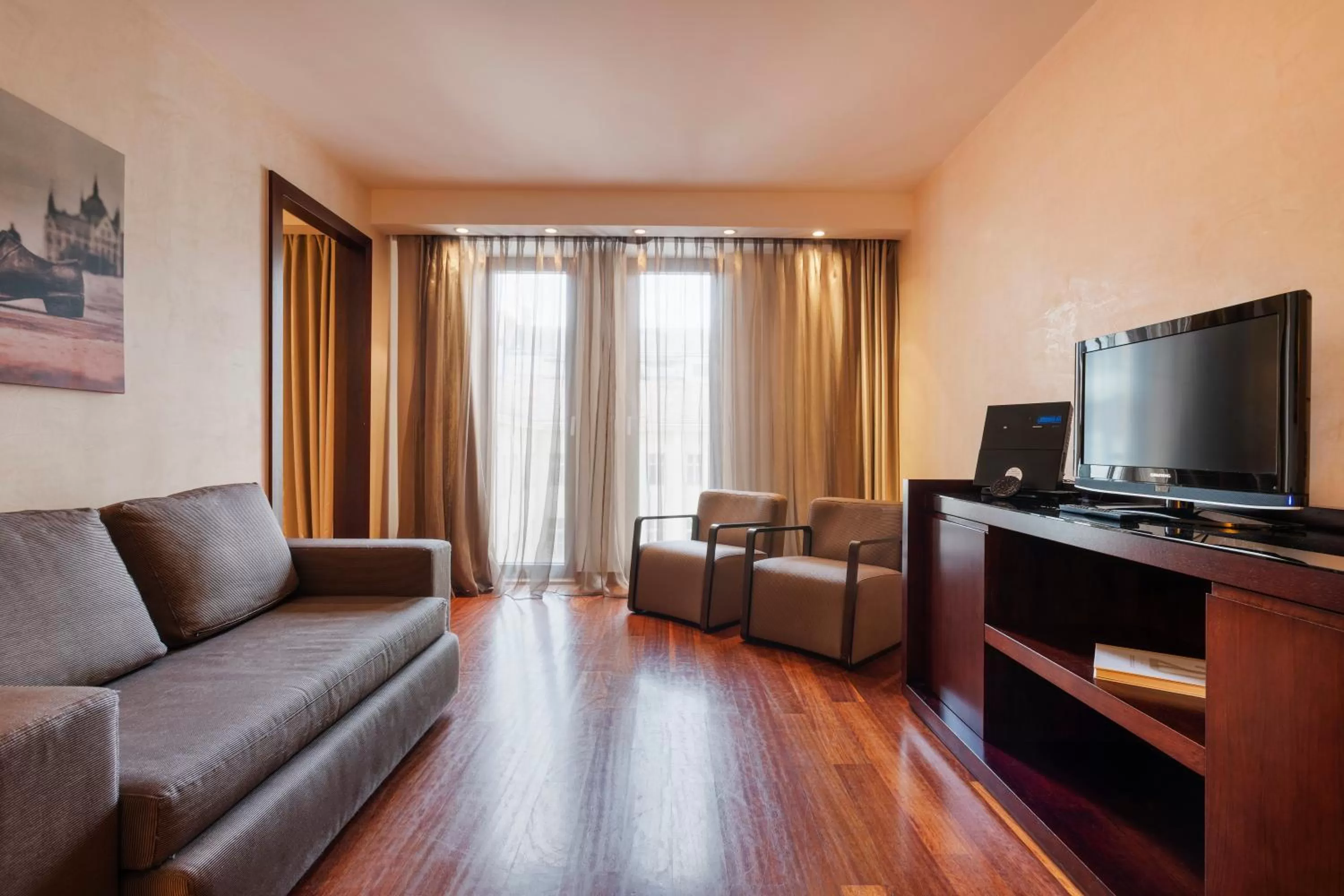Living room in Exe Budapest Center