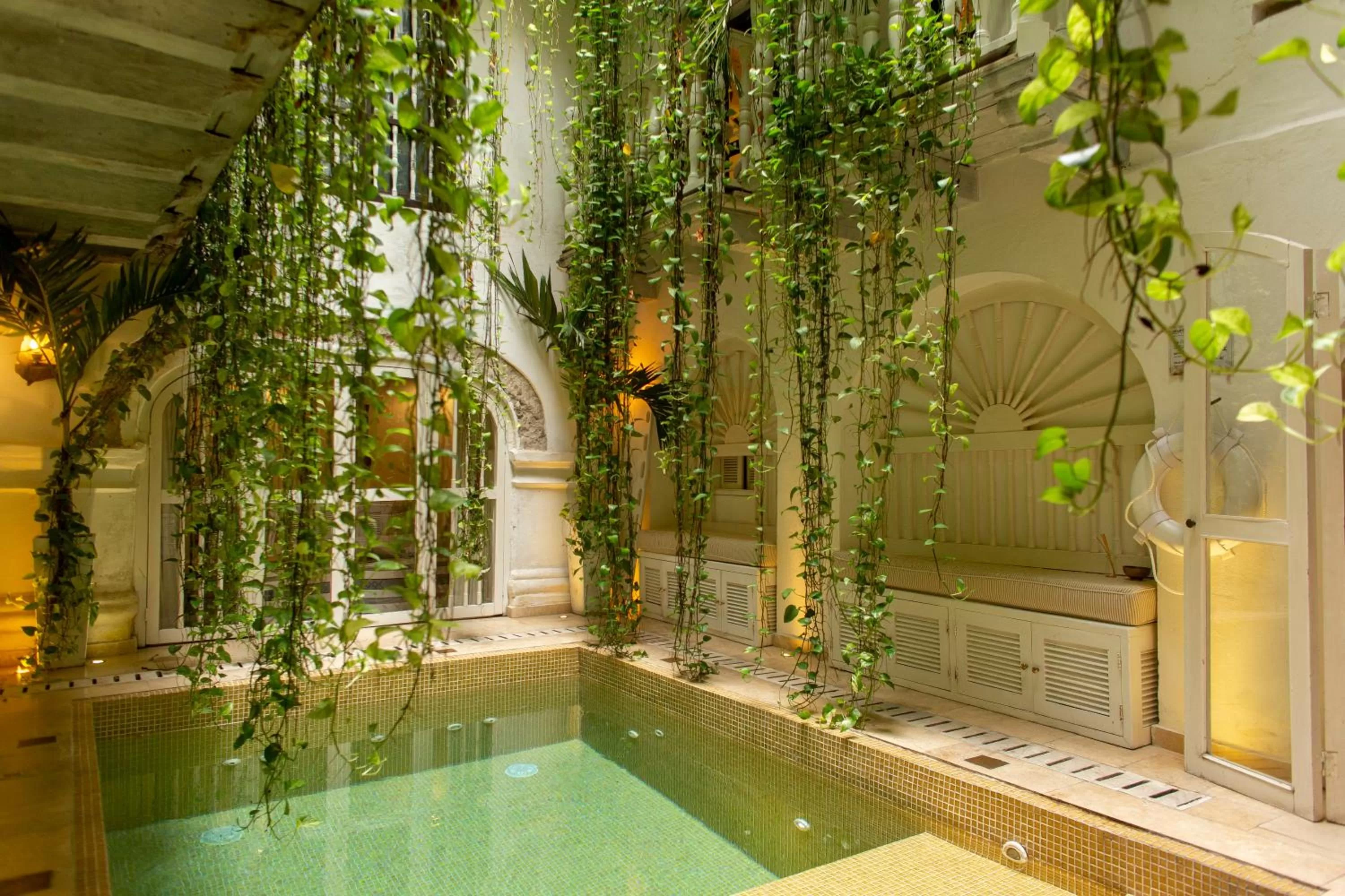 Swimming pool in Leones de Alba Hotel Boutique