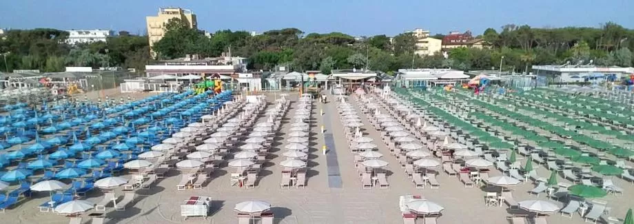 Beach in Hotel Zanella