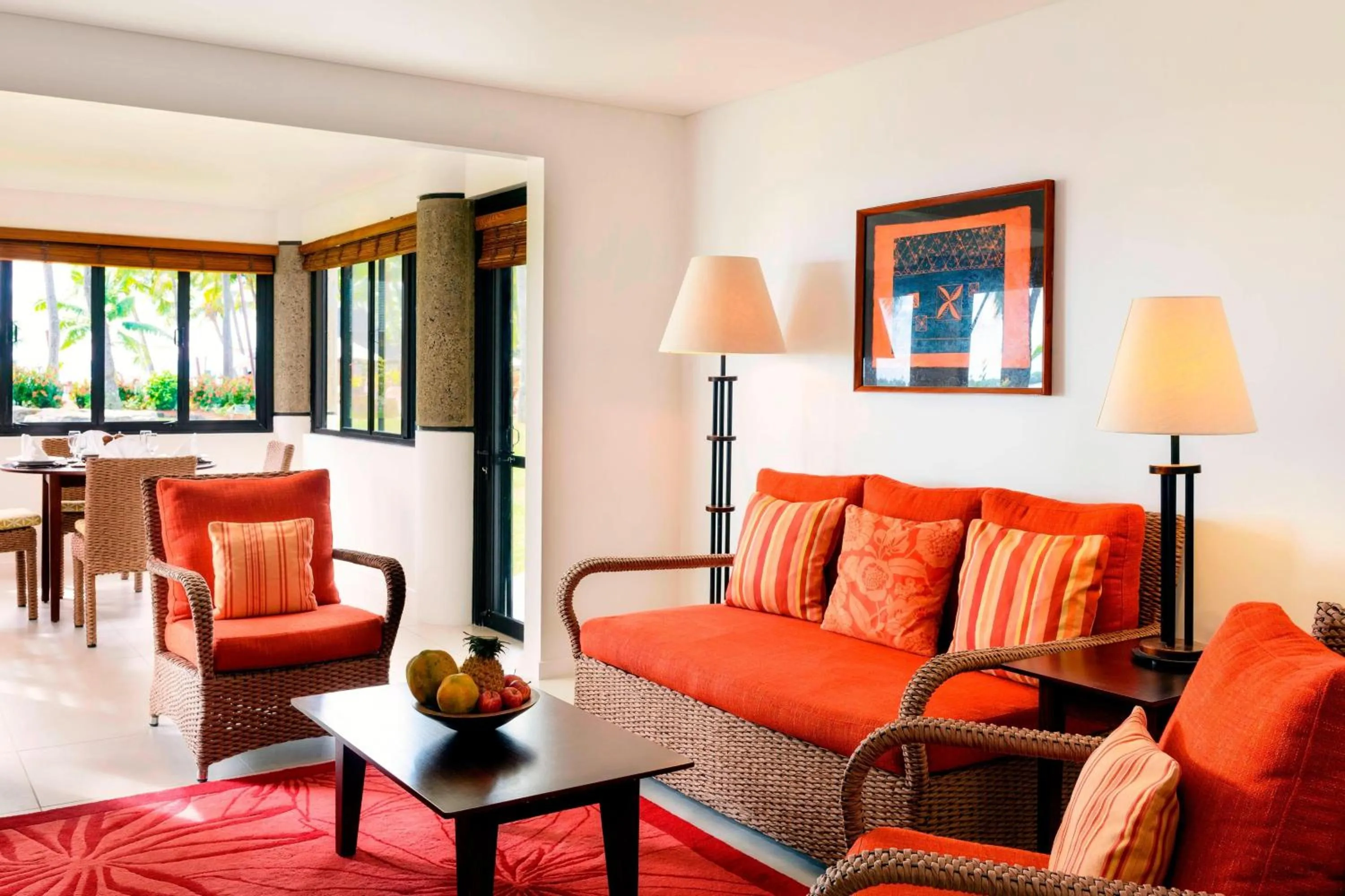 Living room in Sheraton Denarau Villas