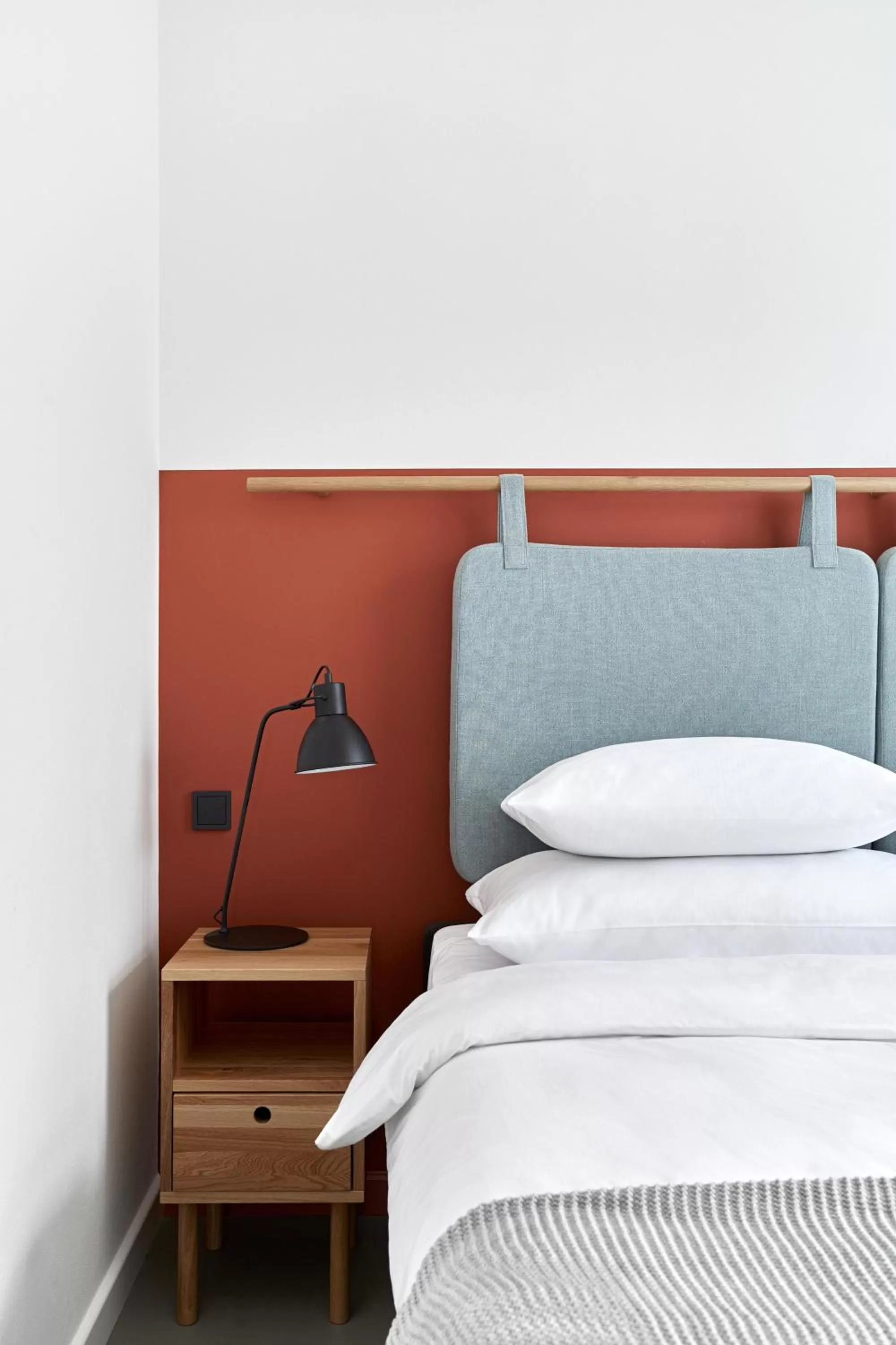 Bed in PLANTONIA Aparthotel