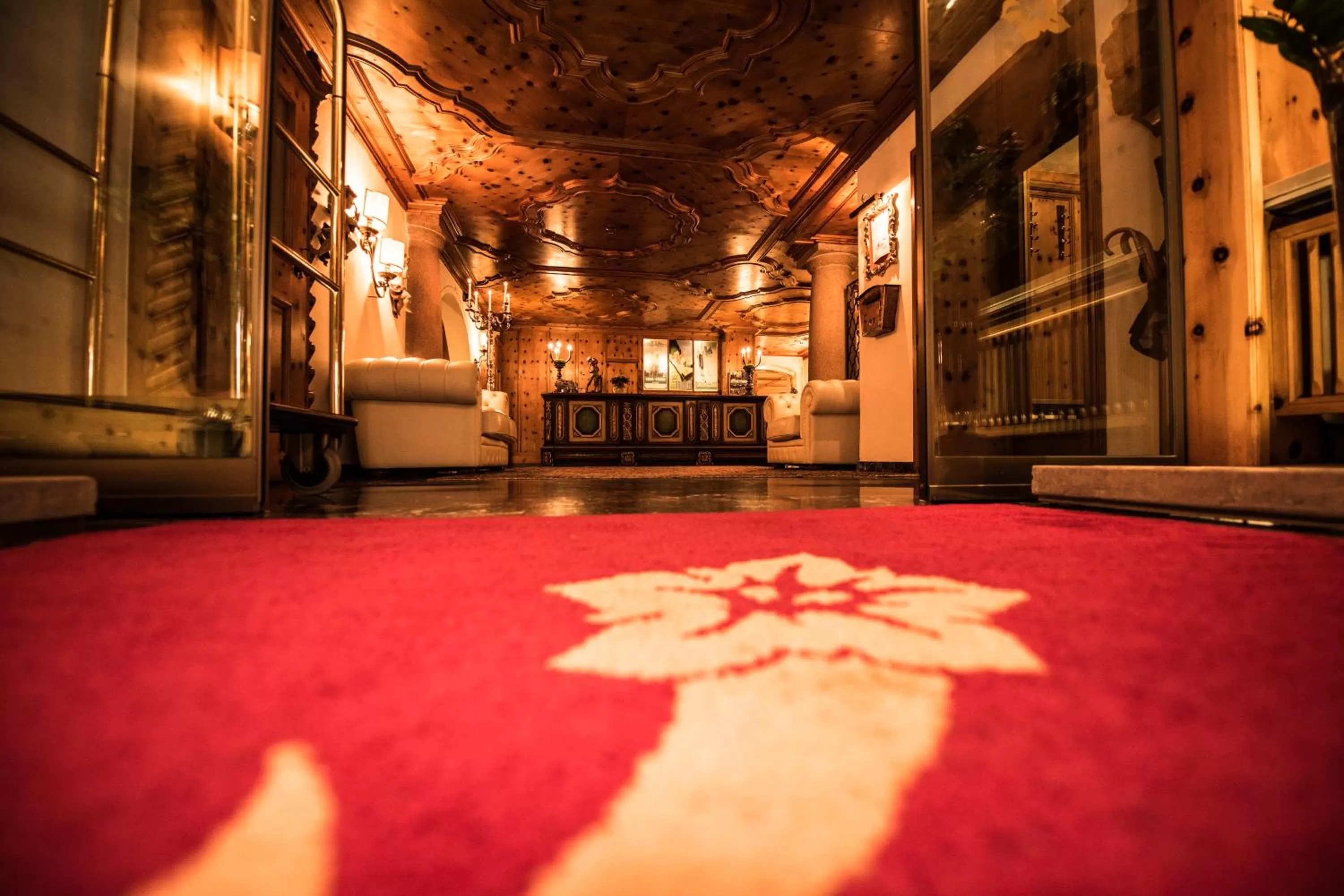 Lobby or reception in Hotel Enzian Genziana