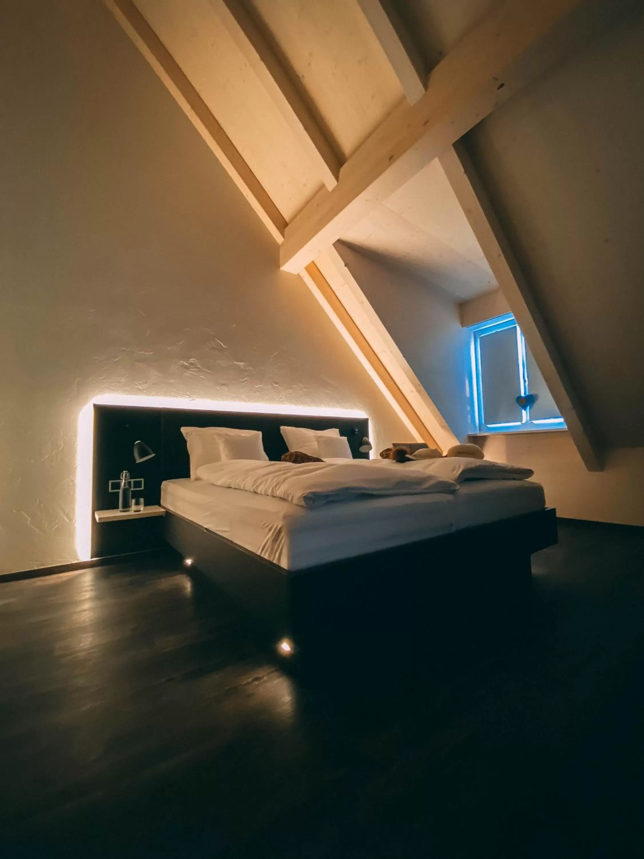 Bedroom, Bed in Stadthotel Haslach