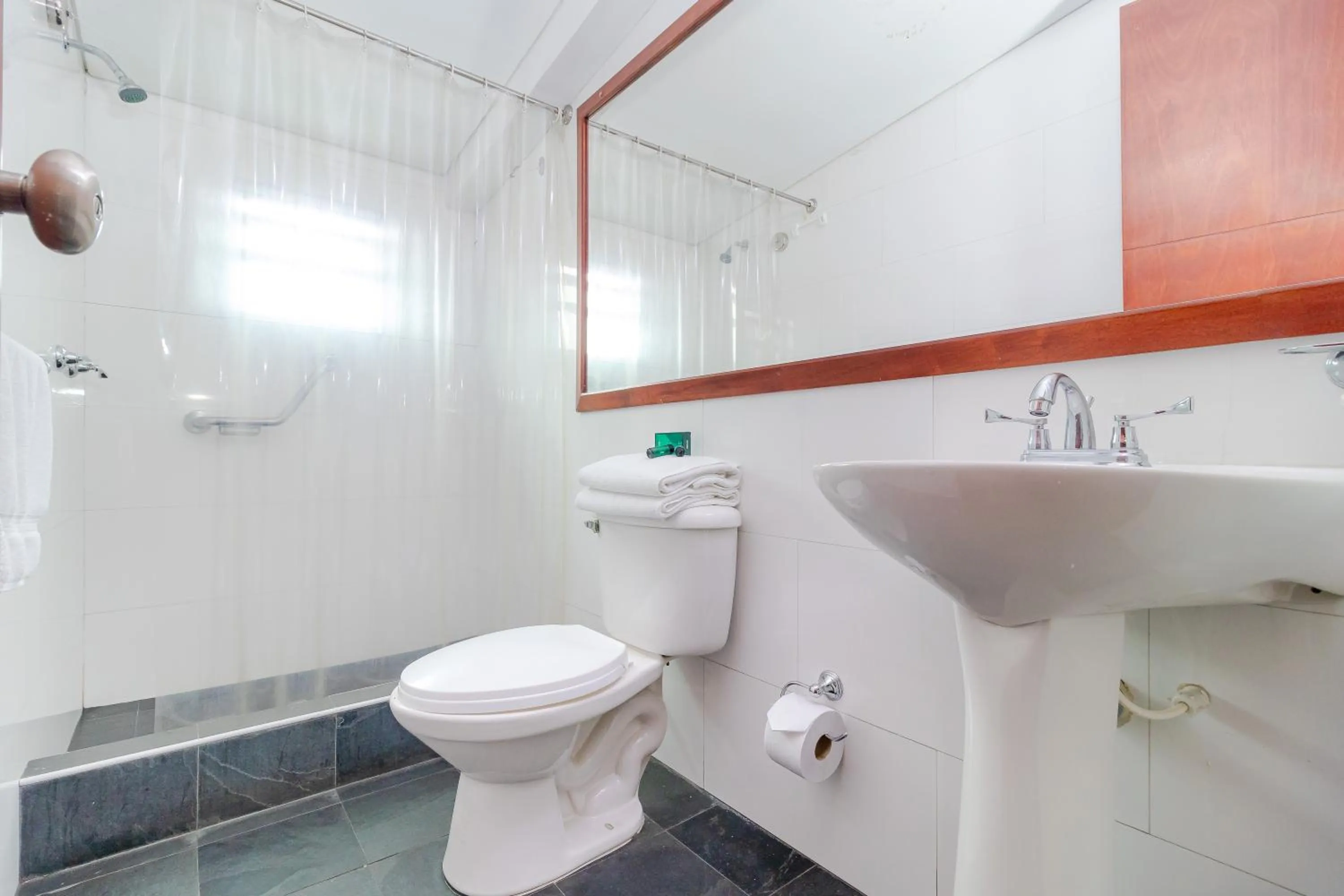 Bathroom in YVM Hotel Kafir