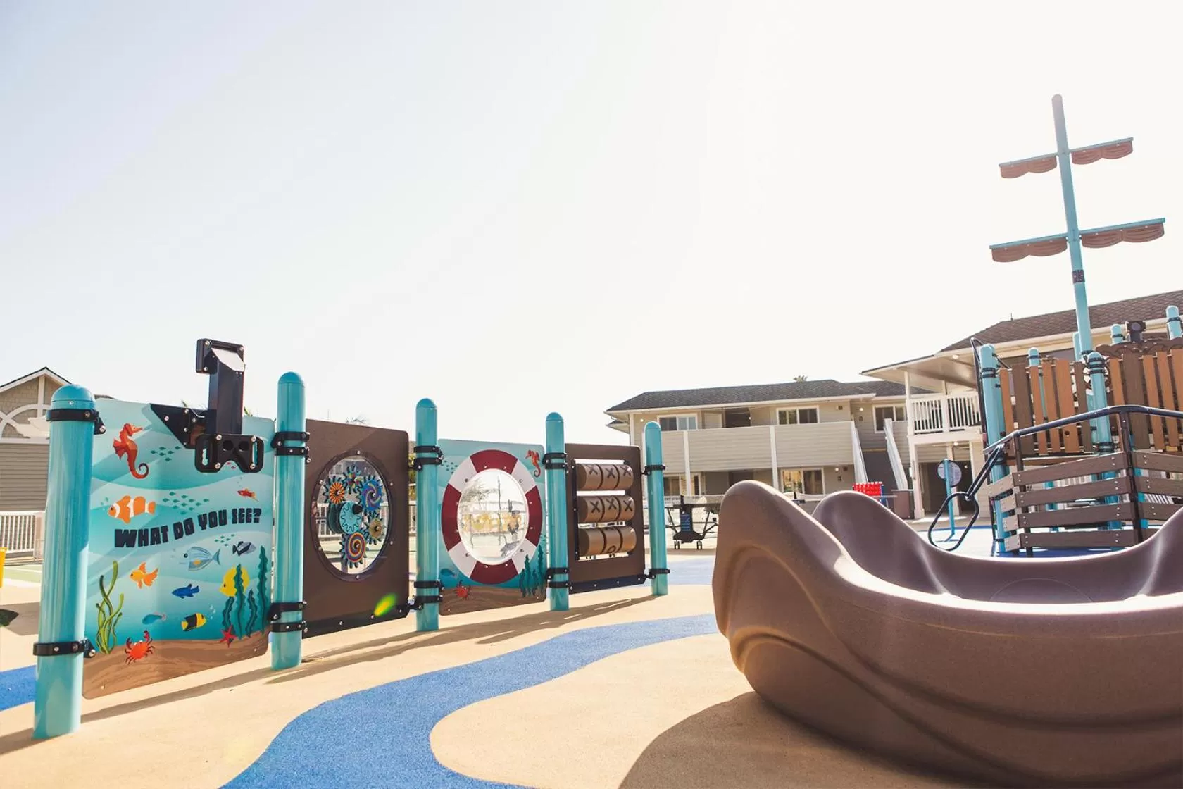 Children play ground in Pismo Lighthouse Suites