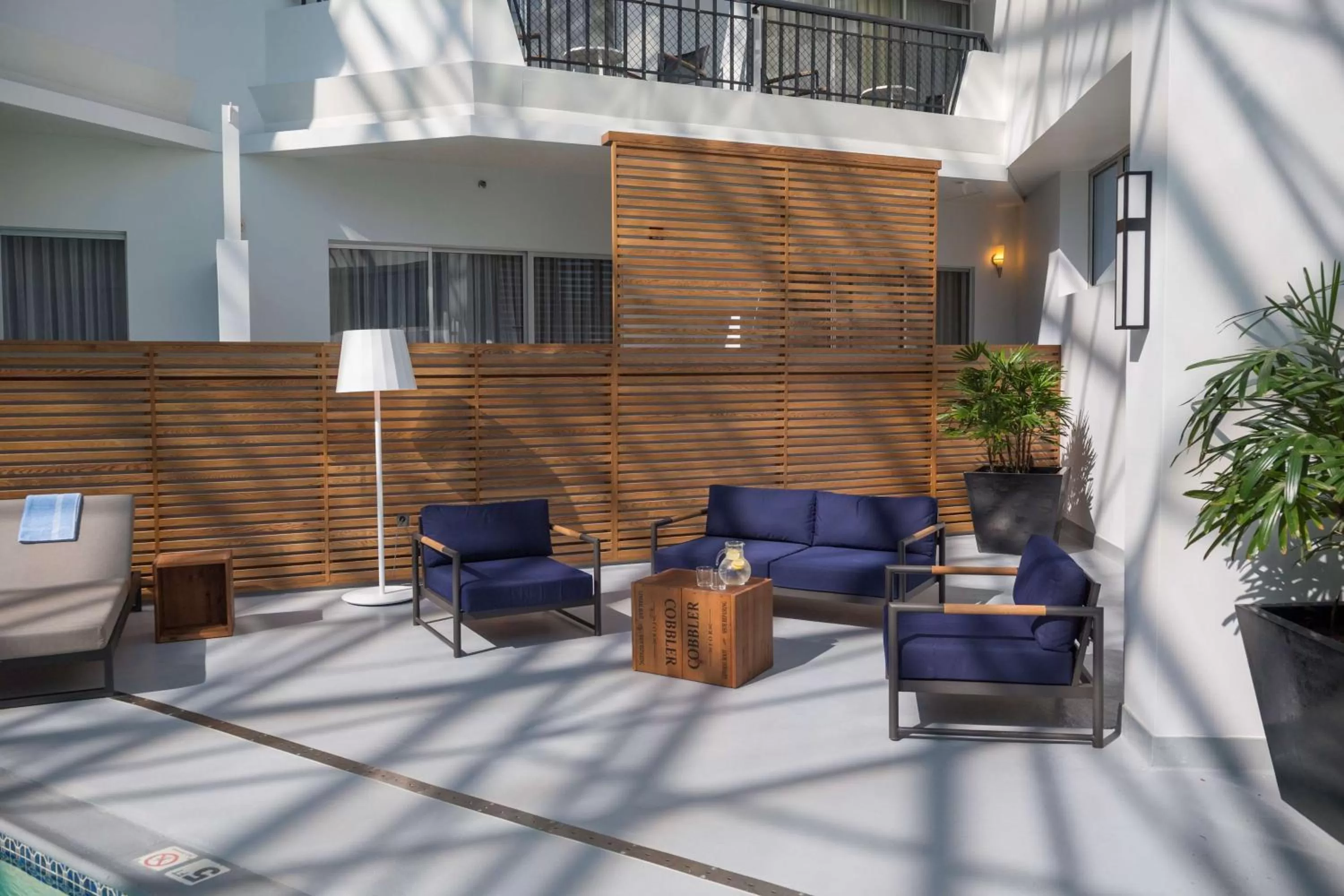 Pool view in Hilton Boston Woburn